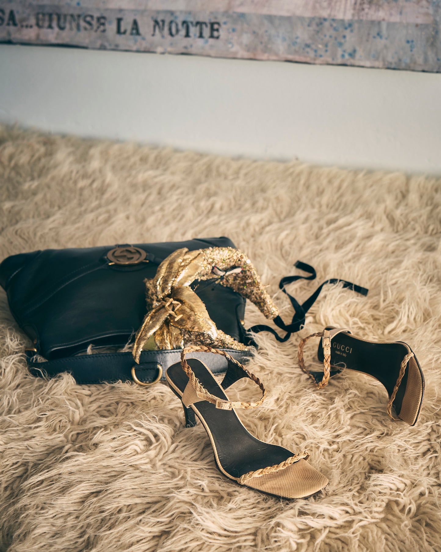Gucci sandali by Tom Ford in lucertola