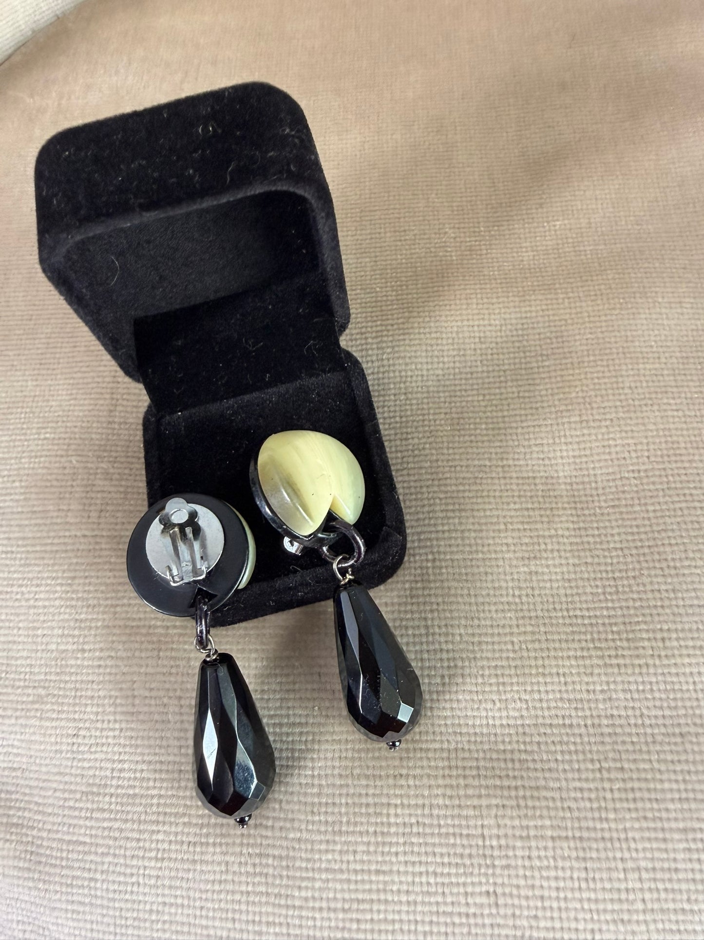 Orecchini in onice pendenti