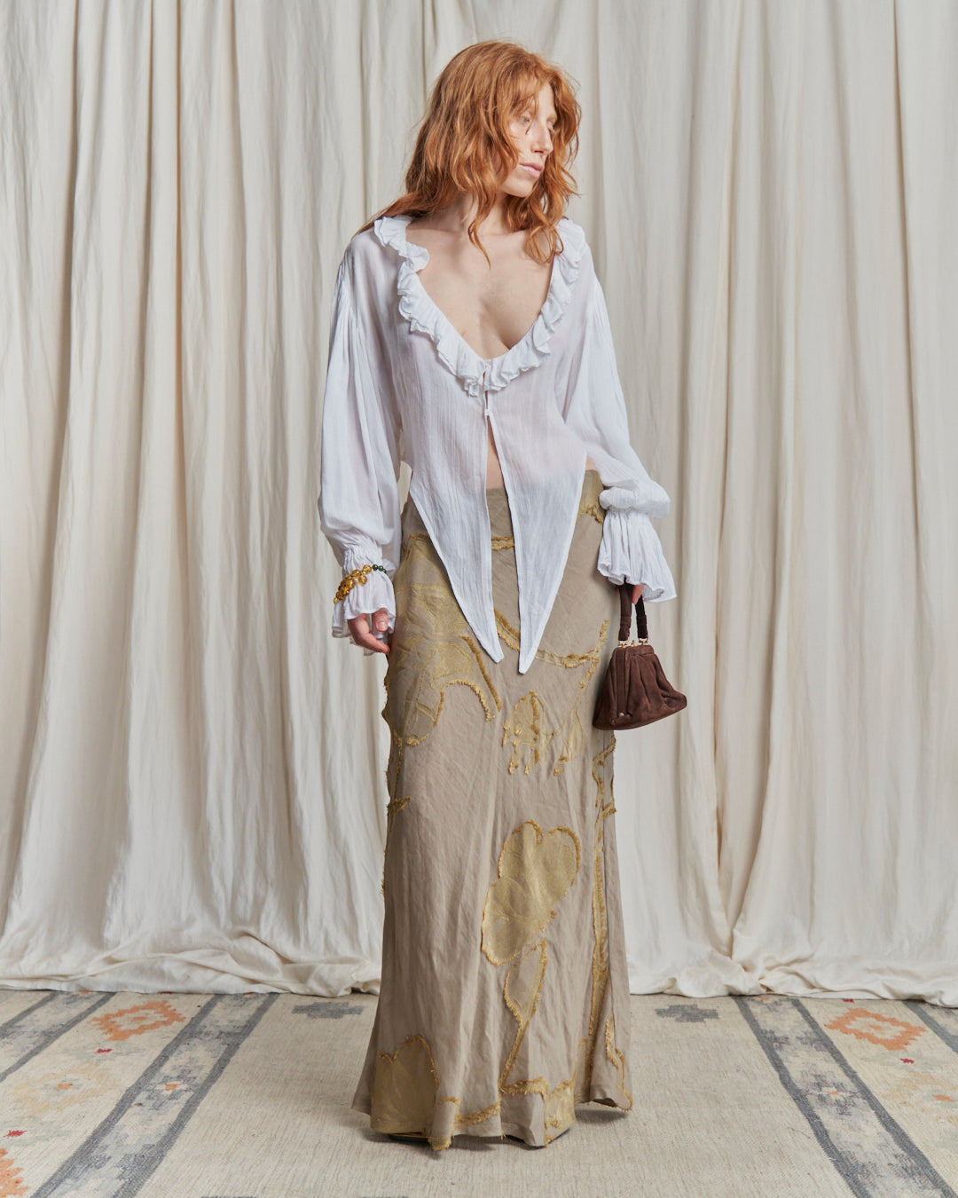 Blusa in viscosa pirata