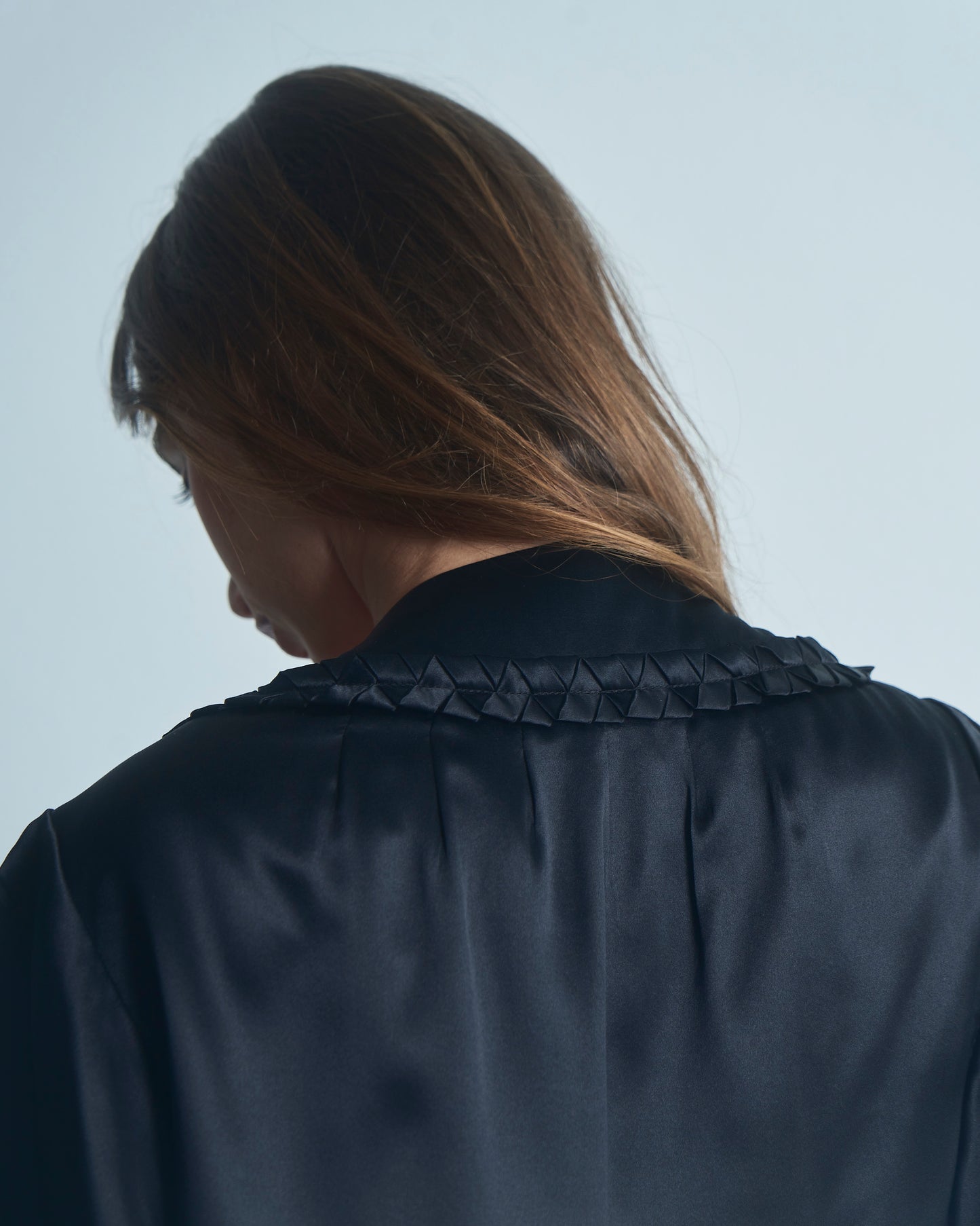 Bolero in seta nero