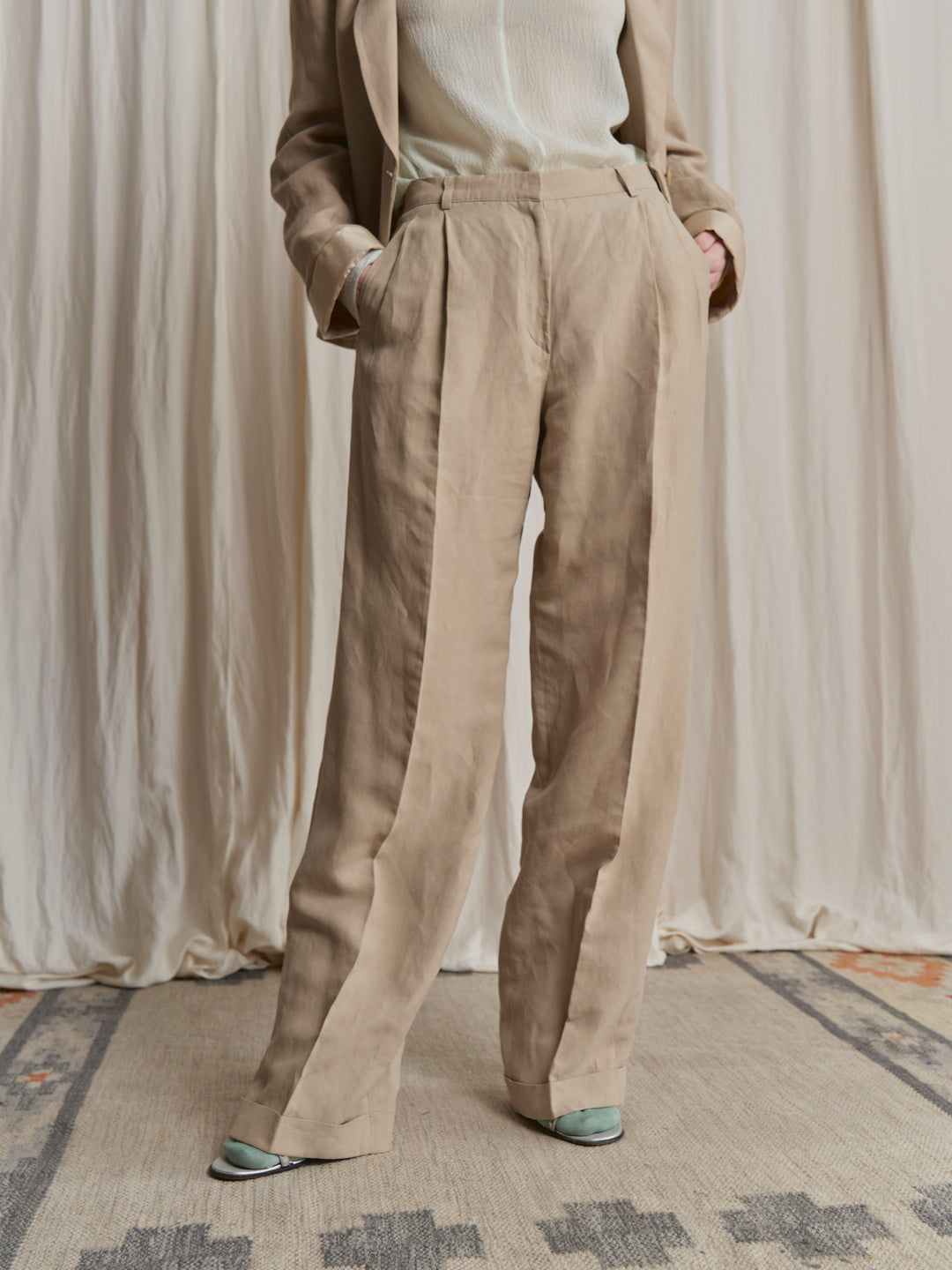 Completo Emporio Armani anni 90 in lino