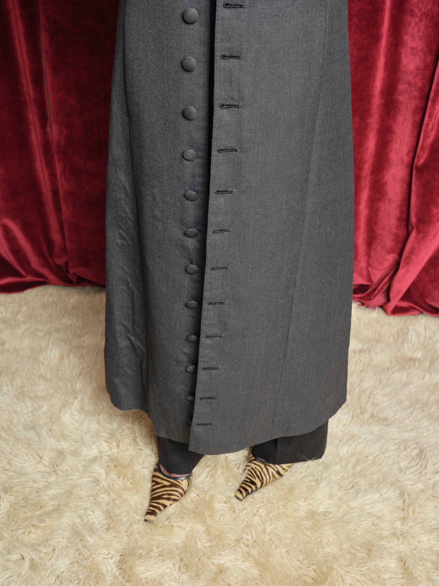 Cappotto da sposo sartoriale anni 70