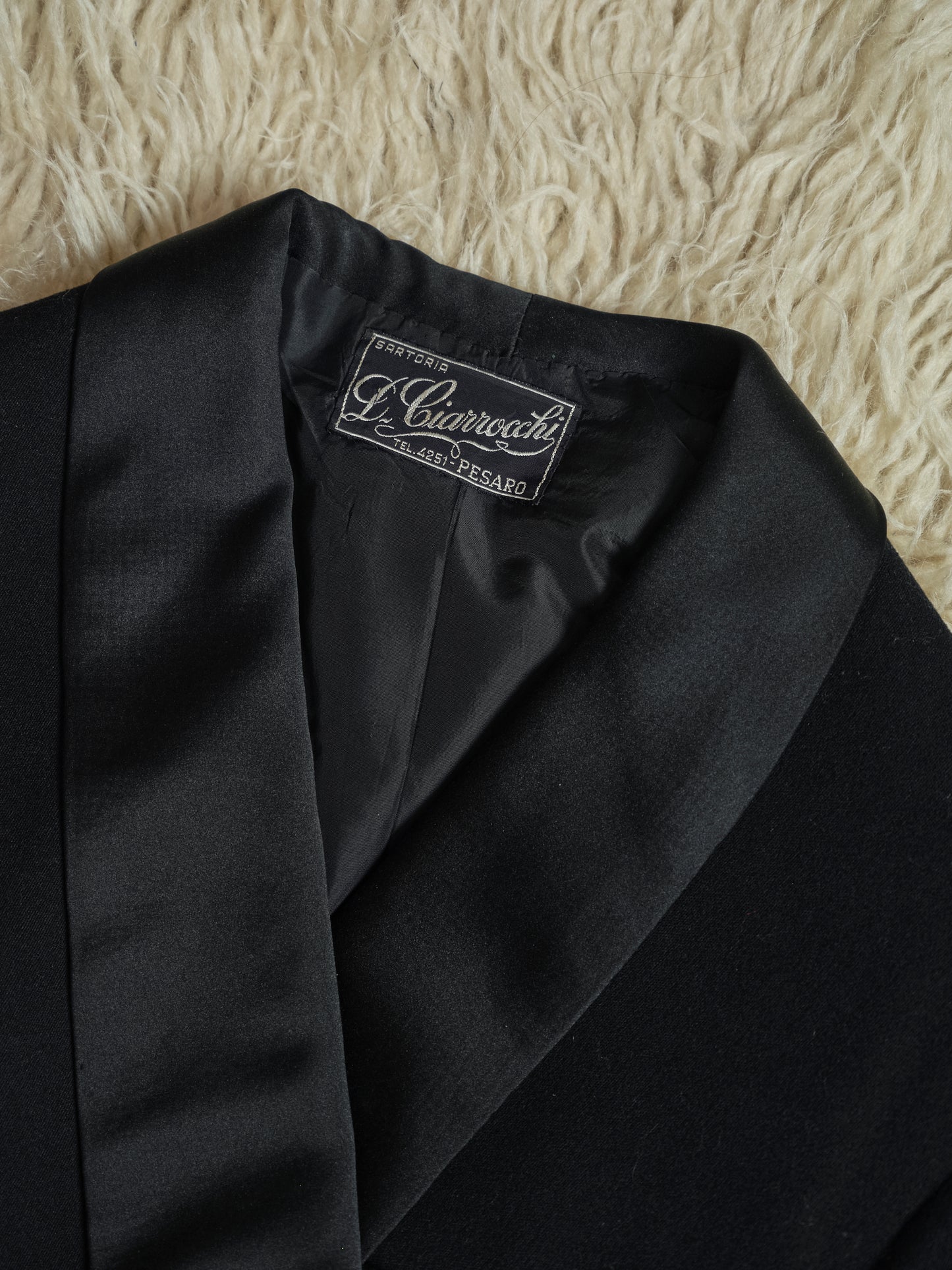 Blazer da smoking sartoriale anni 70