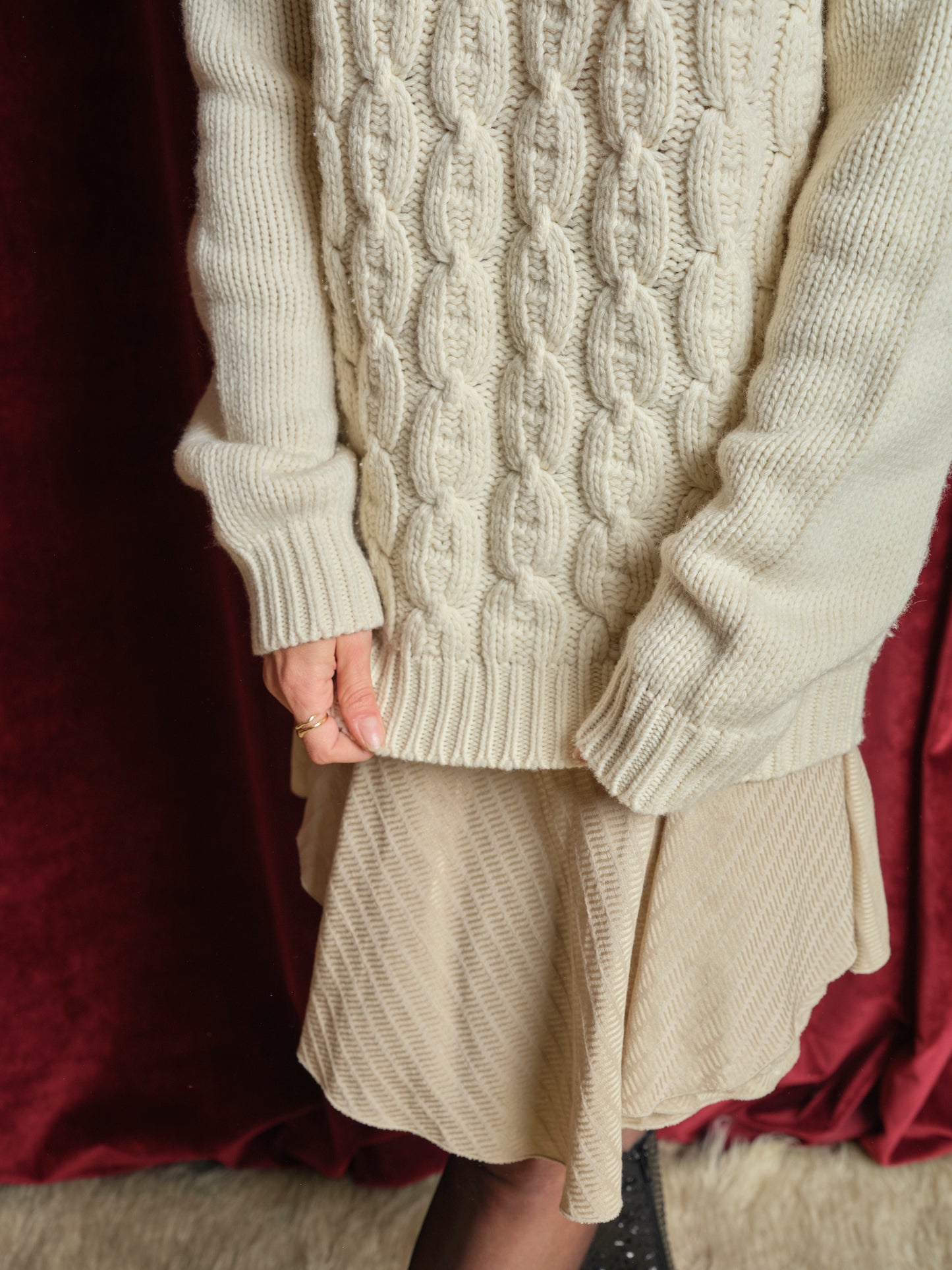 Maglione in lana e cachemere