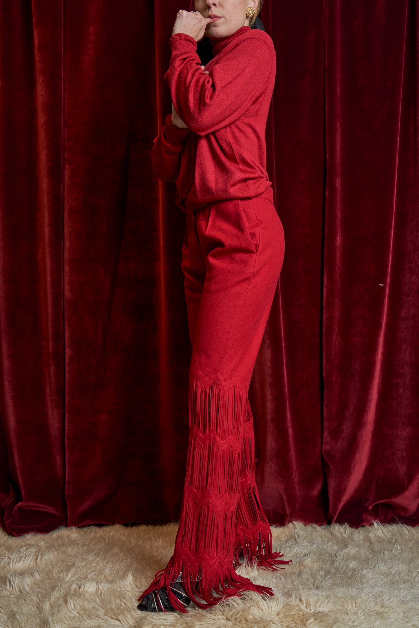 Pantalone frange Antonio Berardi