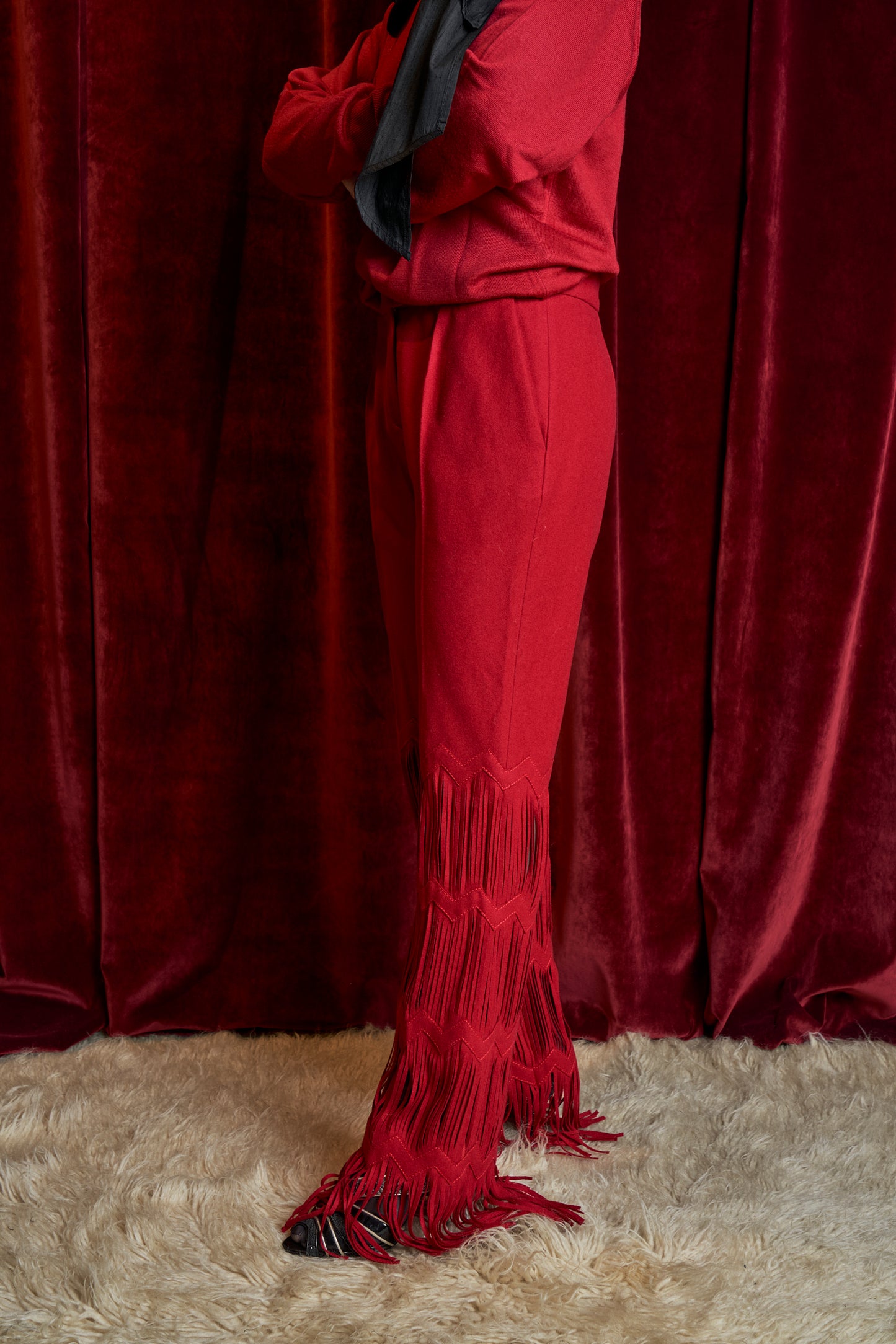 Pantalone frange Antonio Berardi
