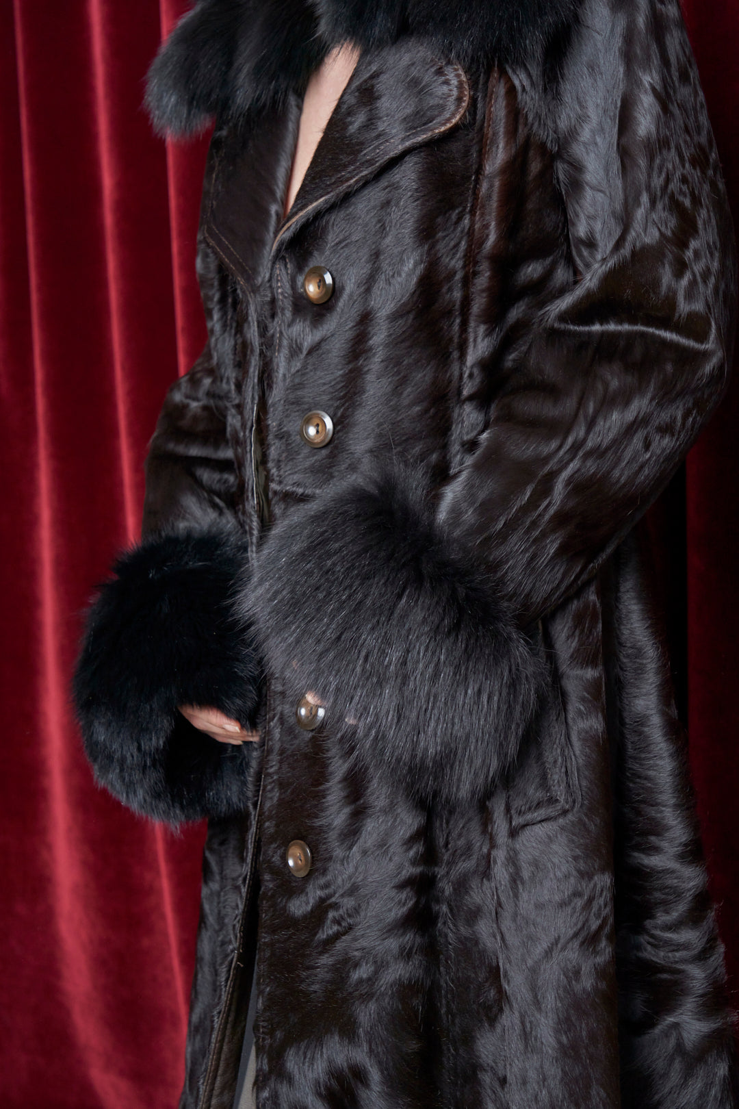 Penny Lane anni 80 made in Italy in cavallino e Pelliccia