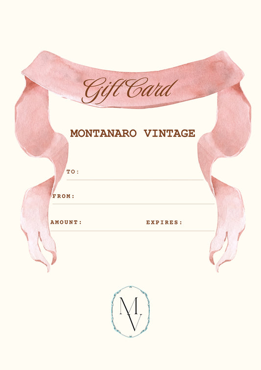 Buono Regalo Montanaro Vintage