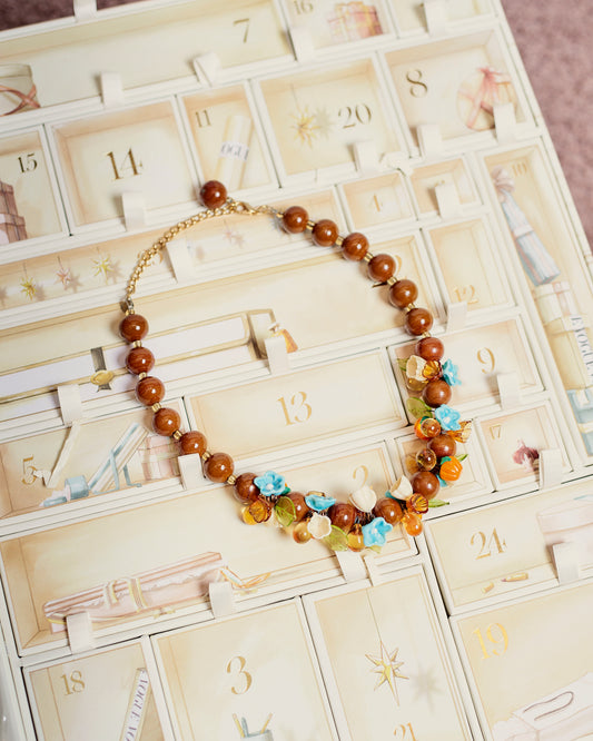 Collana in vetro di Murano