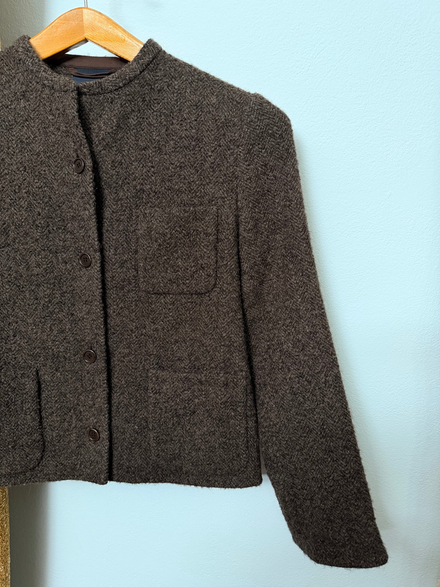 Giacca corta "Aspesi" in lana e alpaca