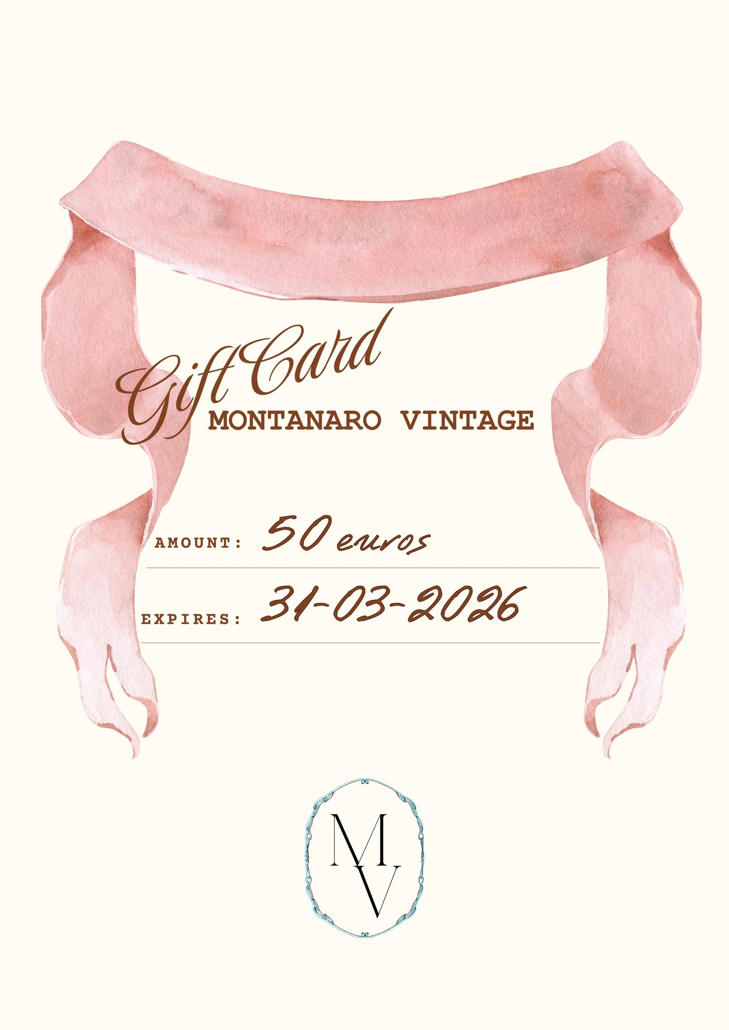 Buono Regalo Montanaro Vintage
