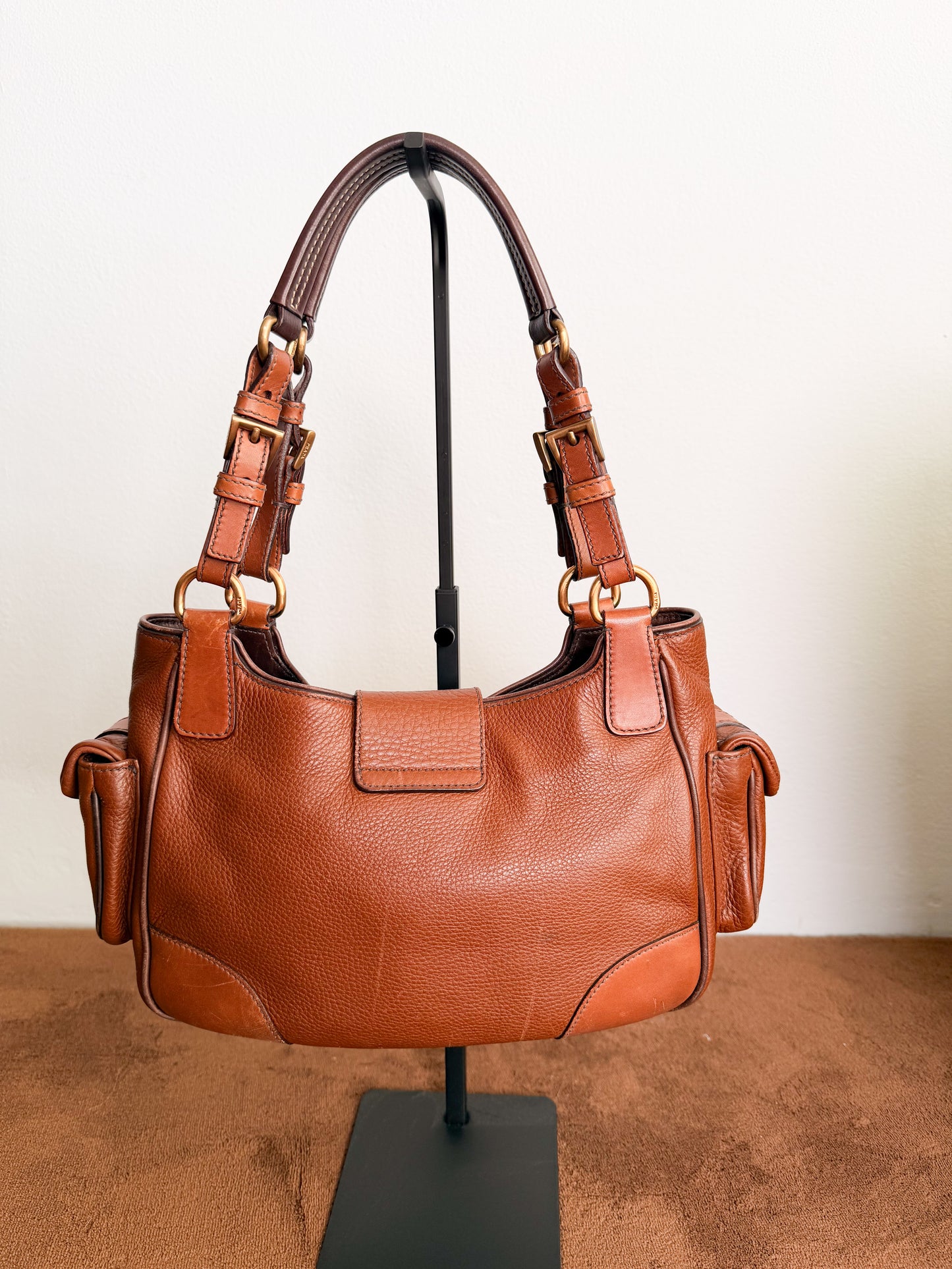 Borsa Prada anni 2000 in Daino