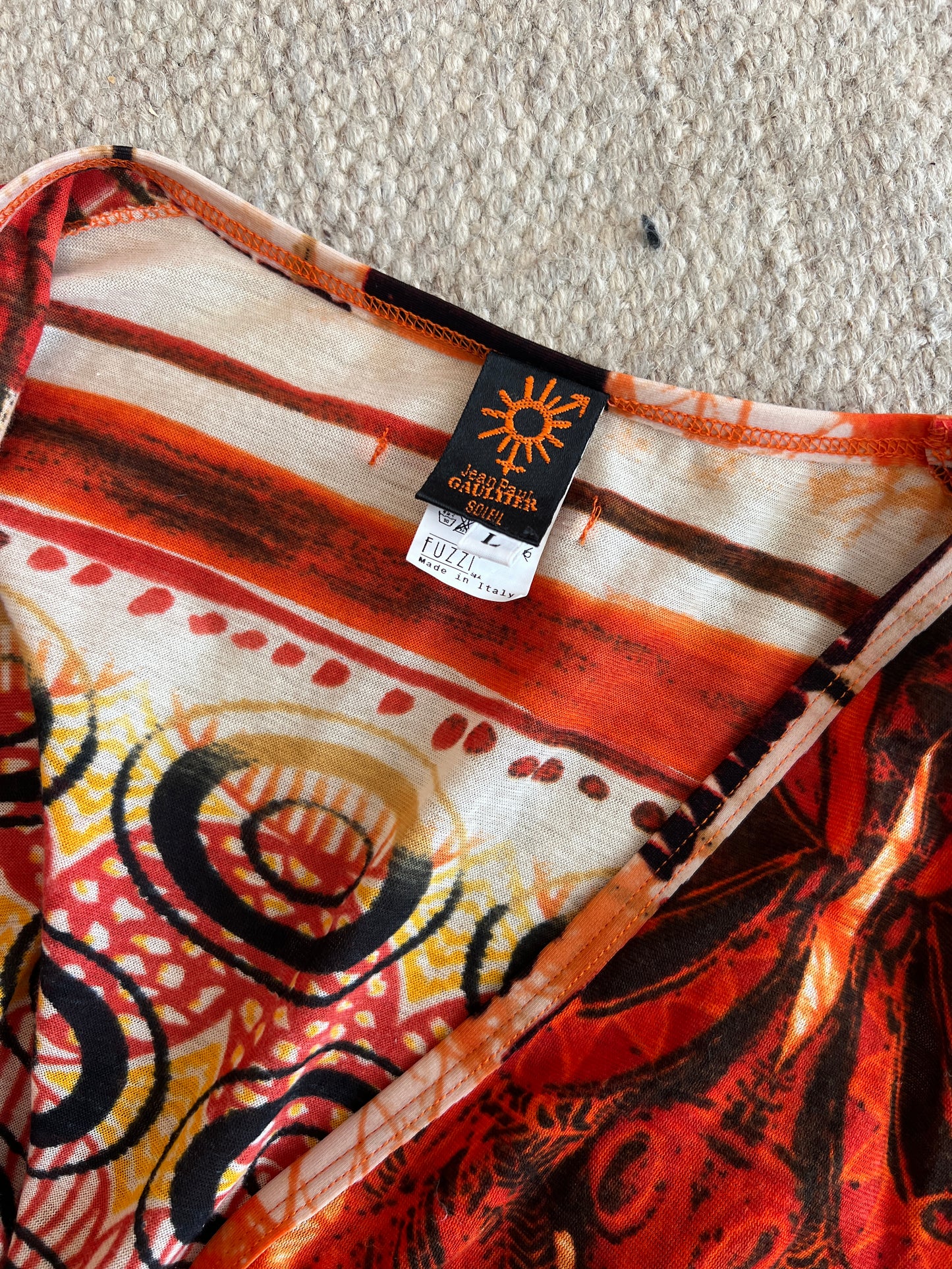 T-shirt Jean Paul Gaultier soleil incrociata