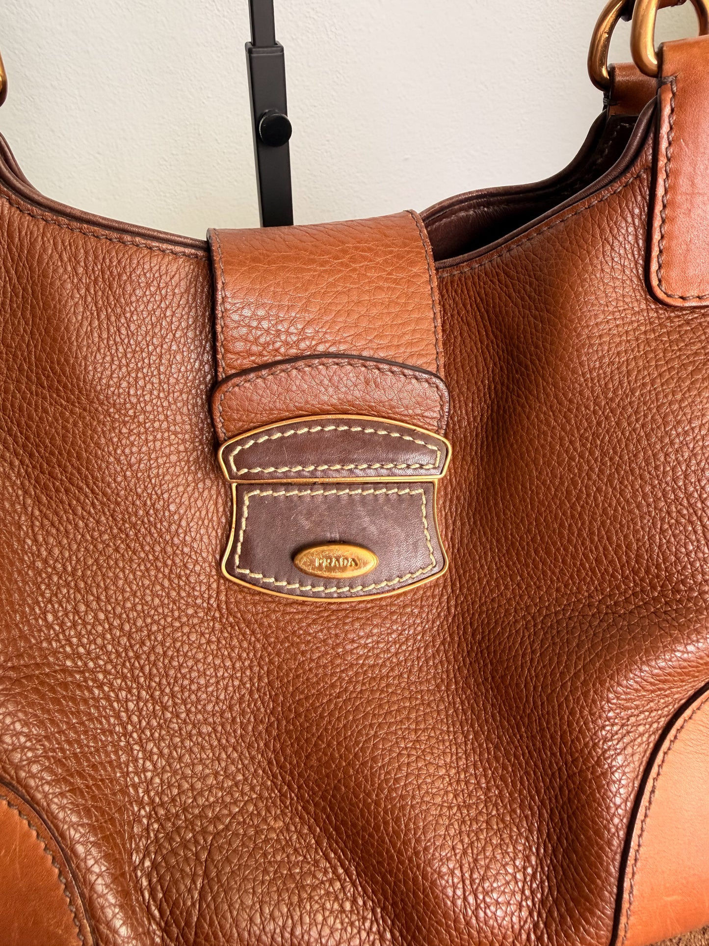 Borsa Prada anni 2000 in Daino