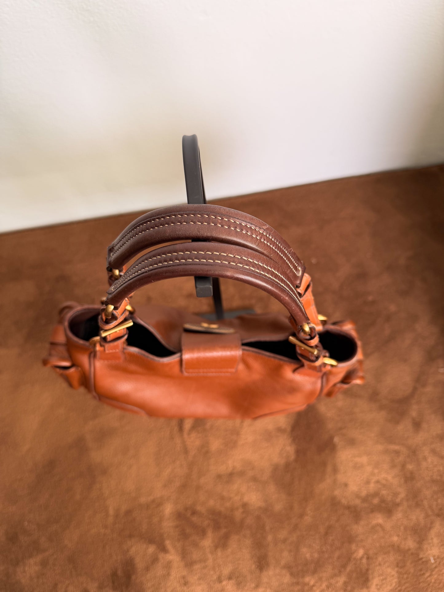 Borsa Prada anni 2000 in Daino