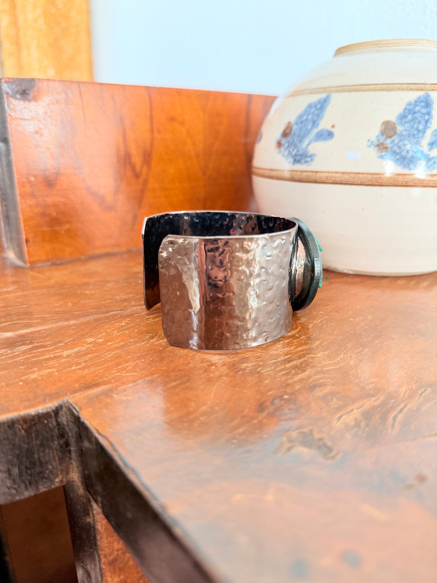 Bracciale Bangle artigianale in metallo