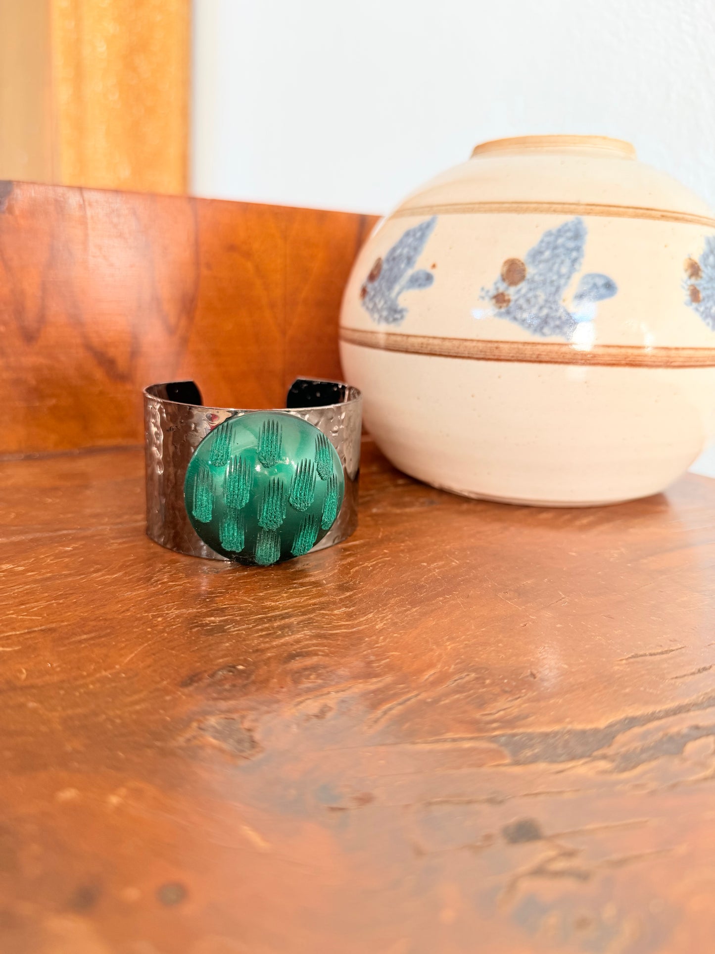 Bracciale Bangle artigianale in metallo