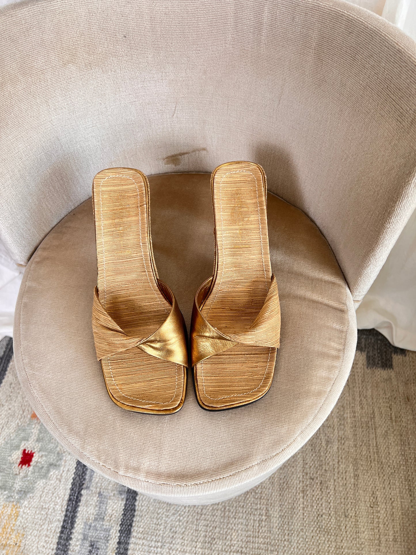 Sandali Casadei oro