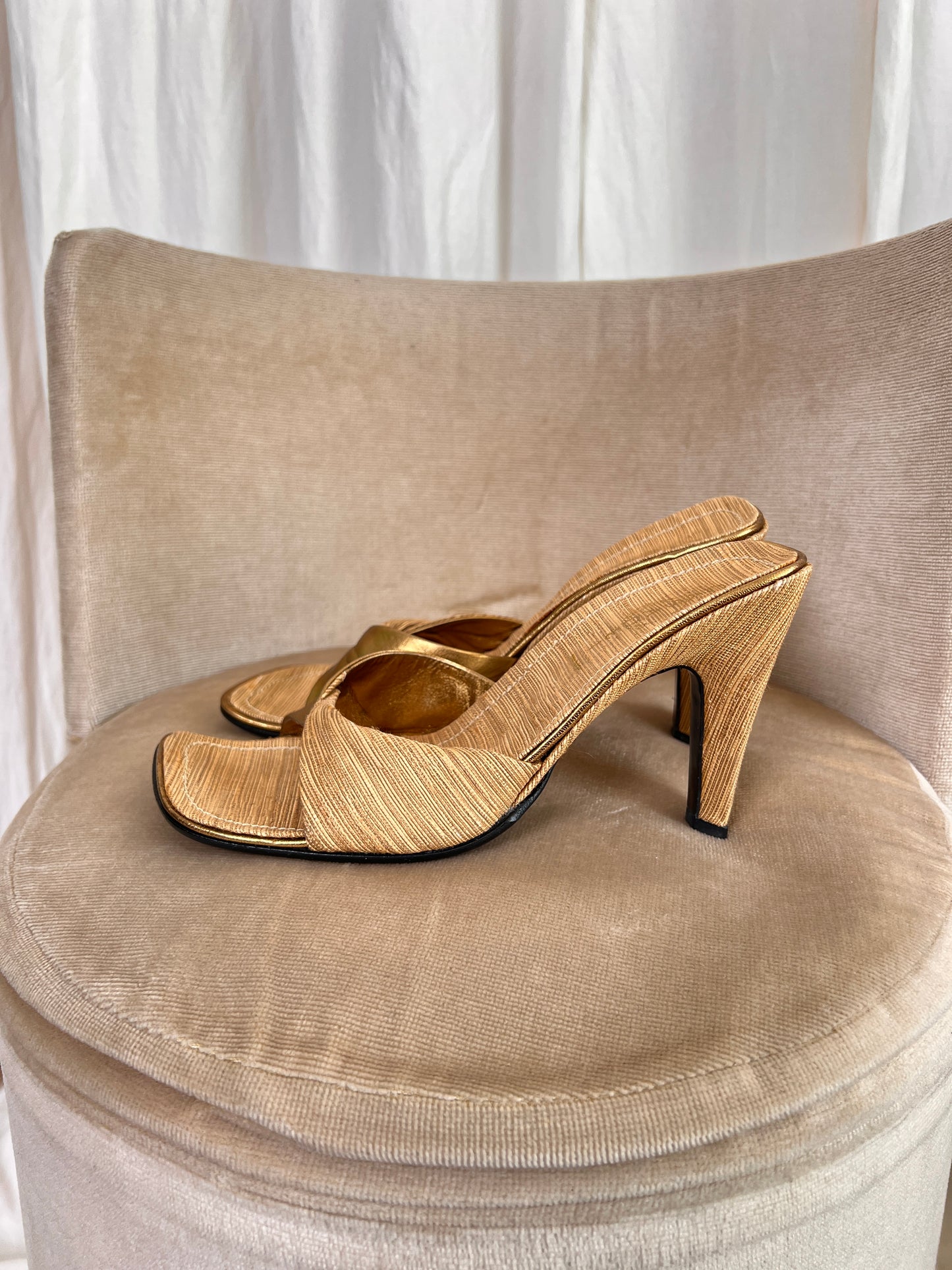 Sandali Casadei oro