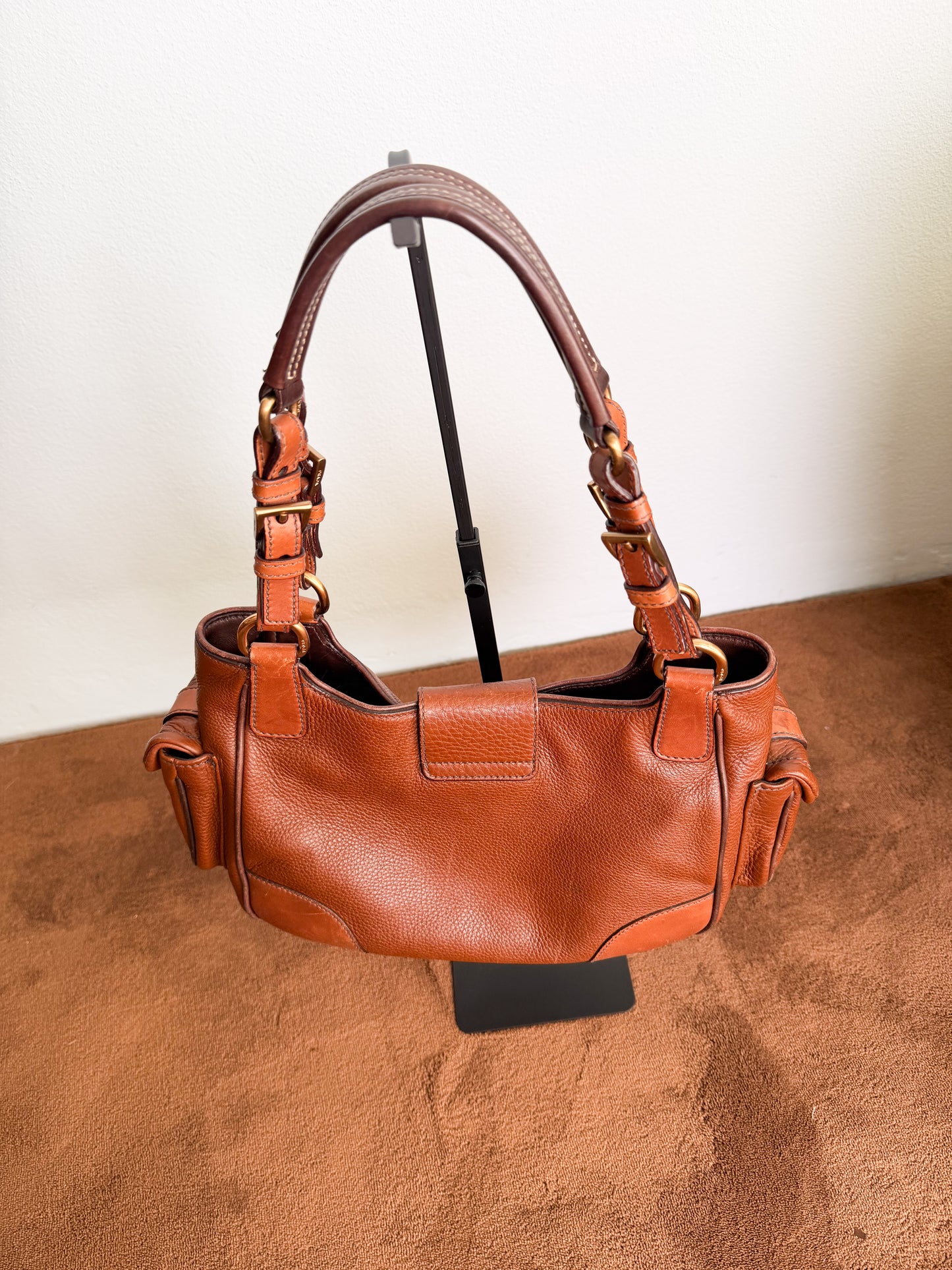 Borsa Prada anni 2000 in Daino