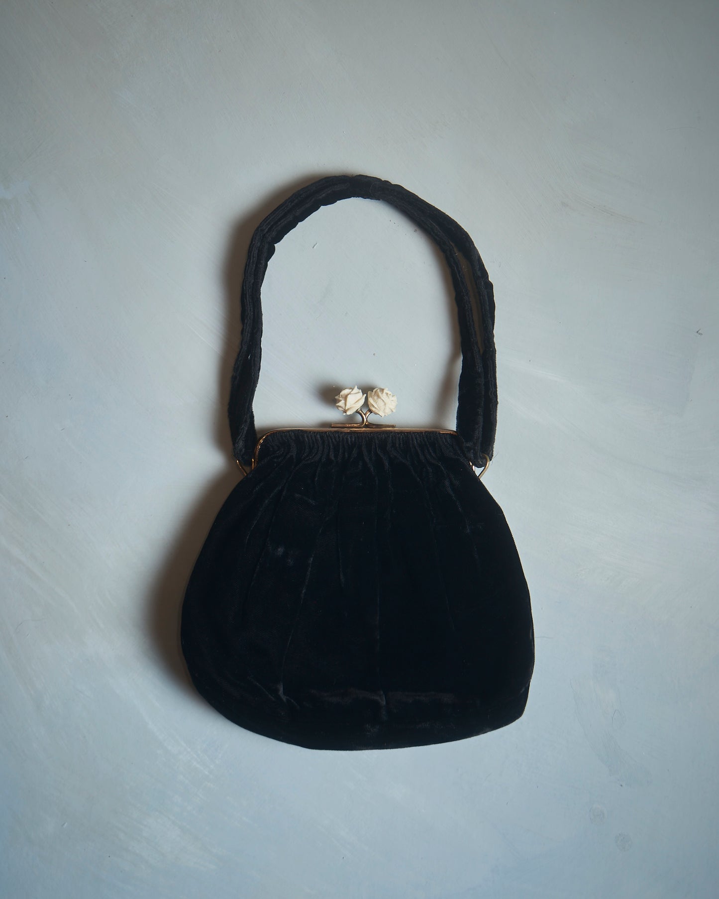 Borsa in velluto anni 40