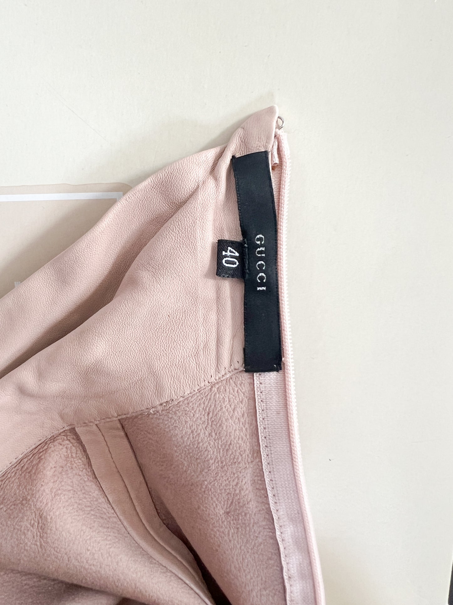 Abito runway look Gucci fw1999 in pelle