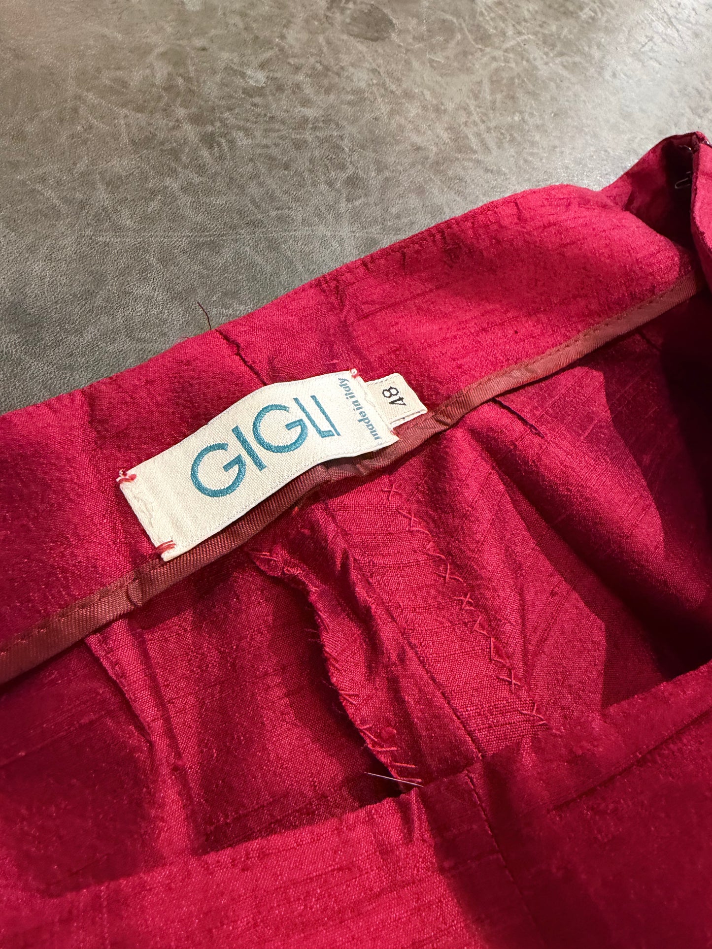Pantalone GIGLI in pura seta