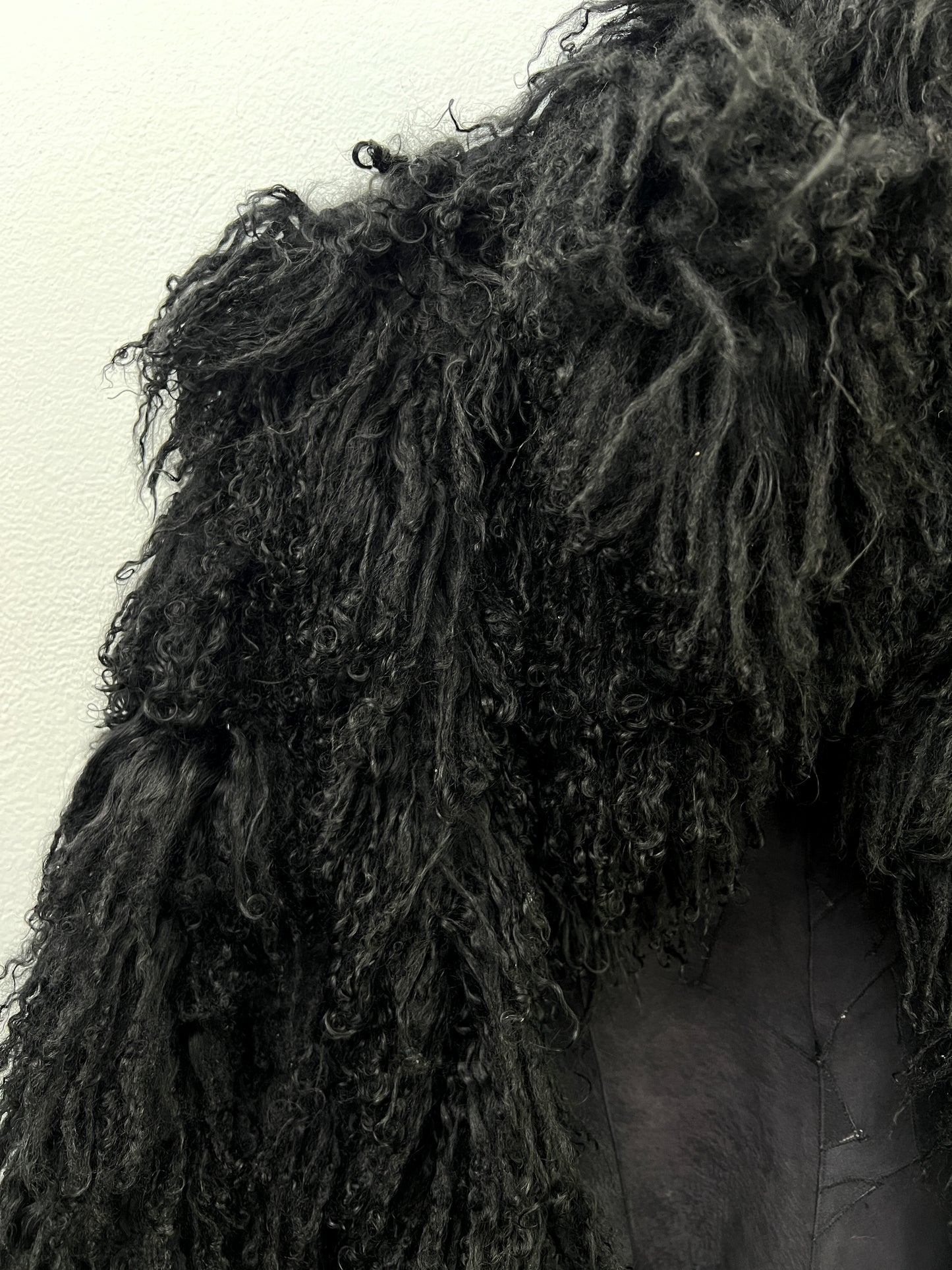 Mongolia corto shearling sfoderato