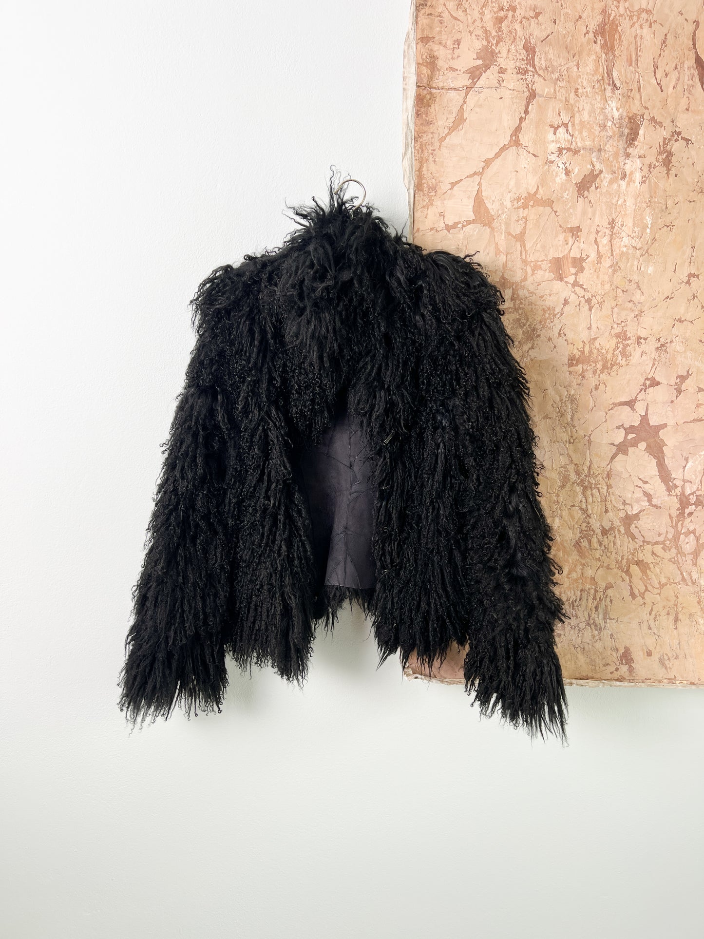 Mongolia corto shearling sfoderato