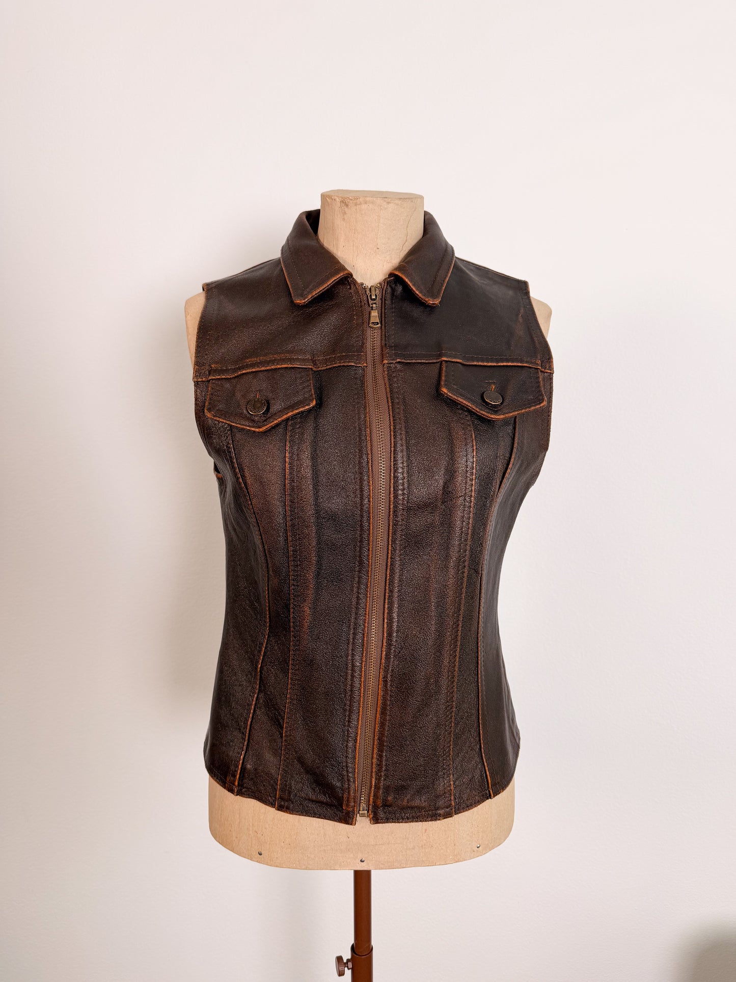 Gilet da biker anni 70