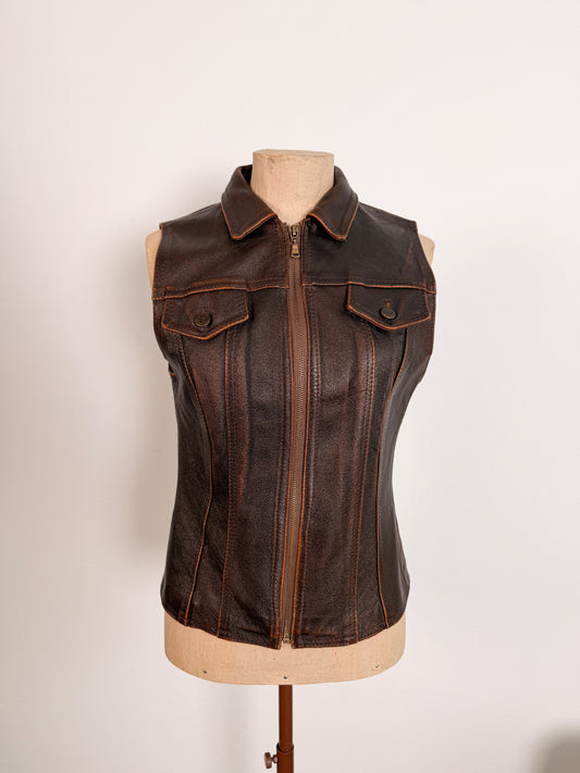 Gilet da biker anni 70