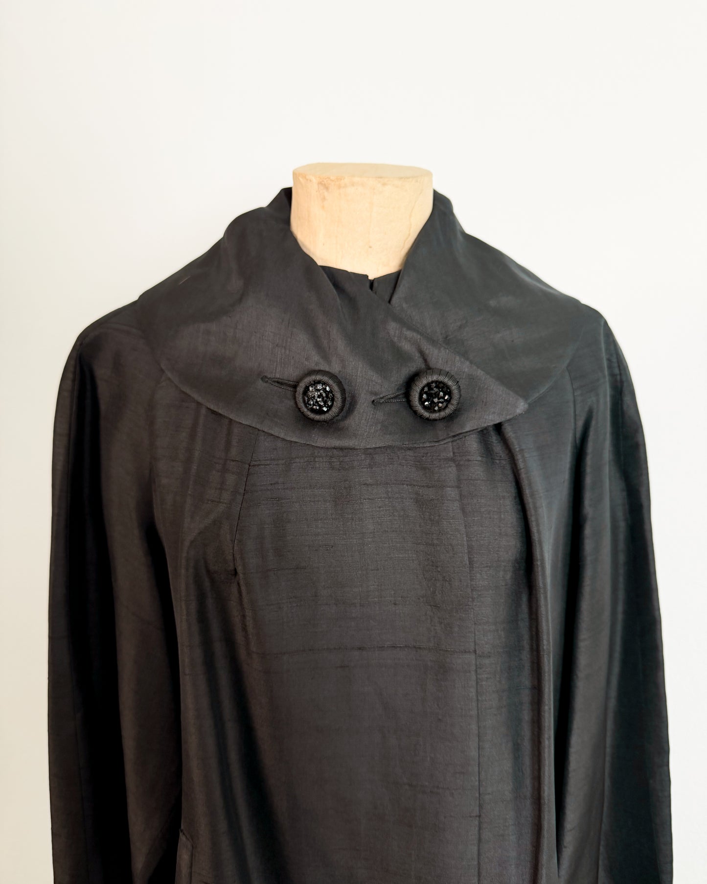 Cappotto primaverile originale anni 50 in pura seta made in USA