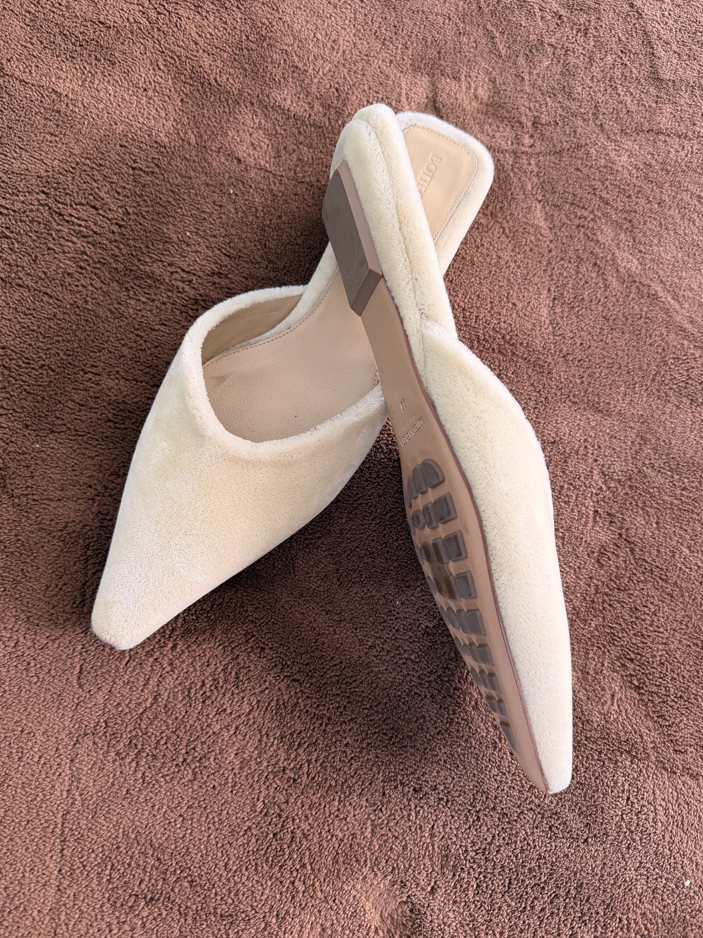 Ciabattine Bottega Veneta effetto carpet n 38