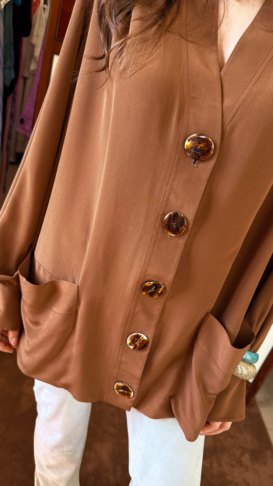 Blusa Gianfranco Ferre anni 90 in pura seta