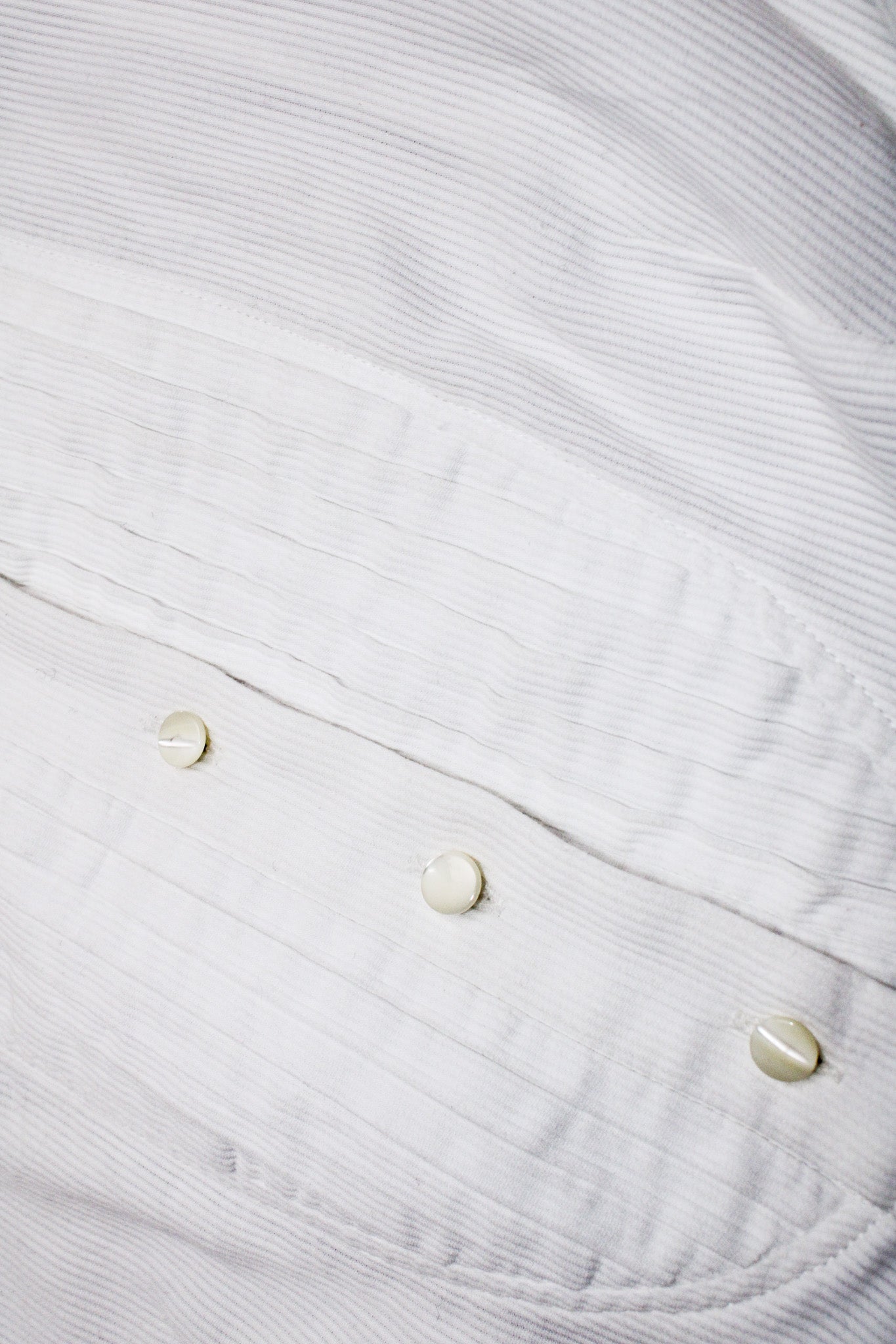 Camicia in tessuto ottoman di cotone con collo a punta e pettorina