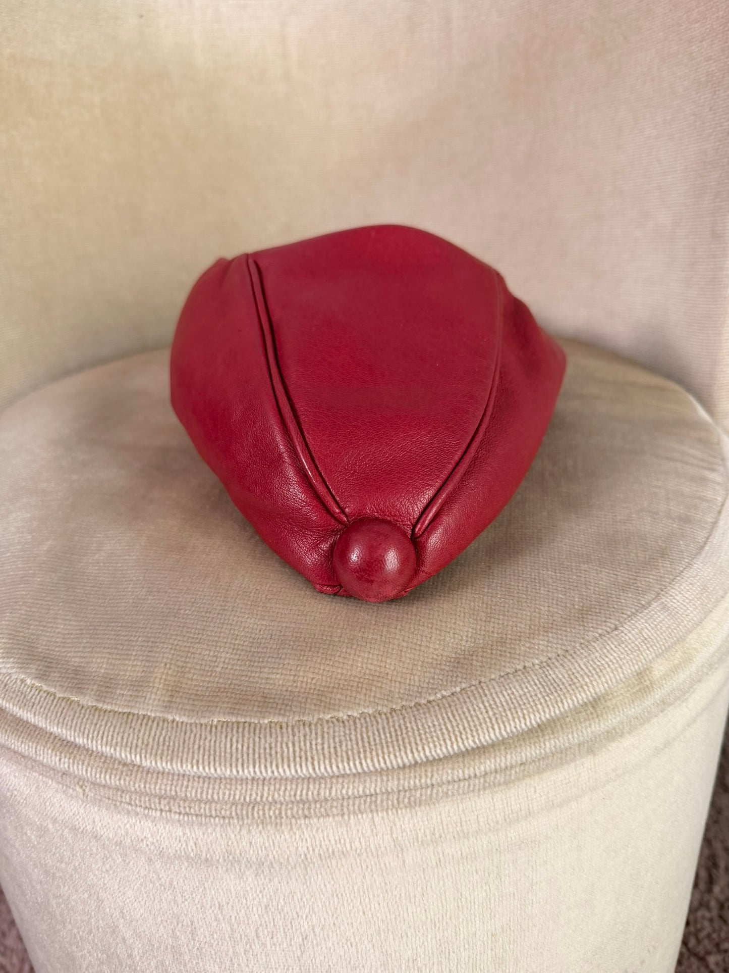 Borsa in nappa firmata Romeo Gigli fine anni 80