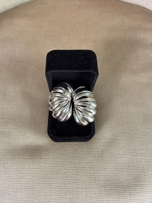 Orecchini a clip argentati