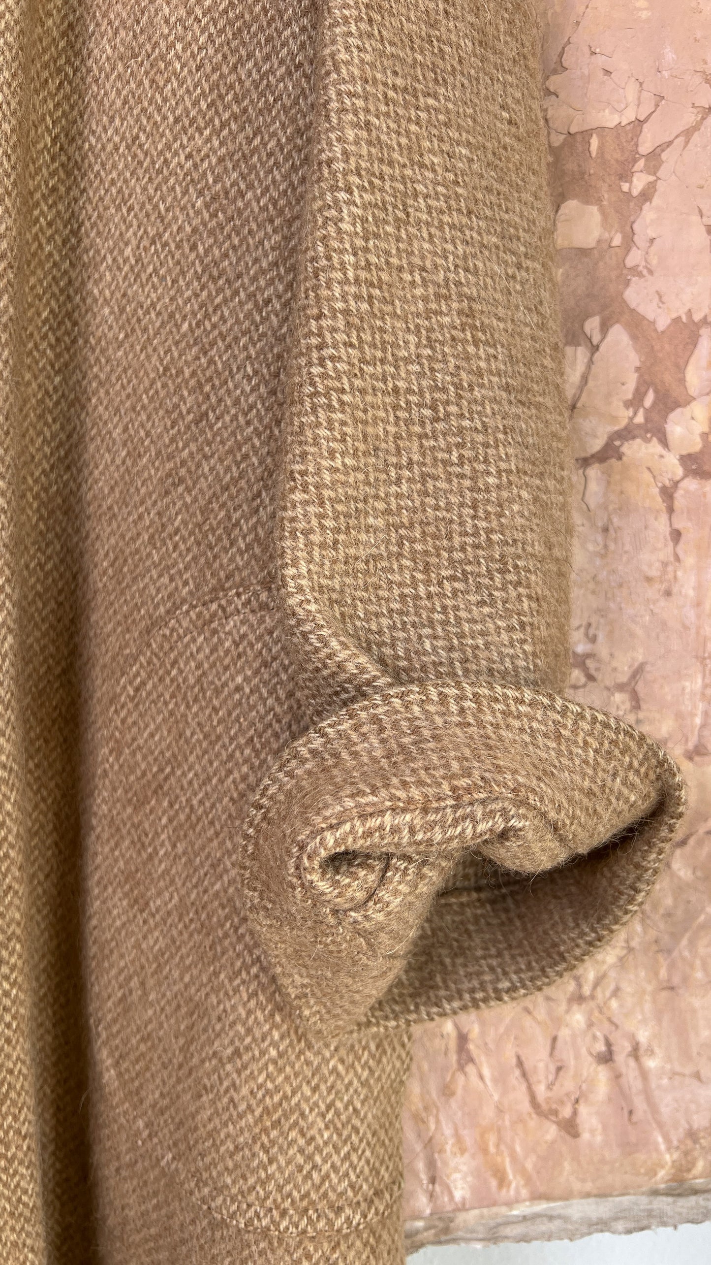 Cappotto anni 70 firmato " Casor" in lana con gilet removibile