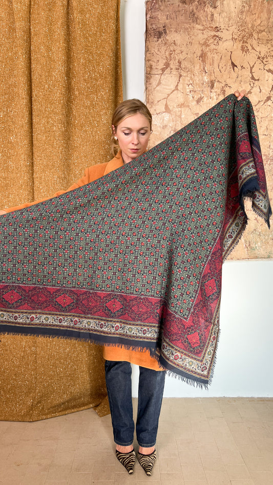 Maxi Foulard in cachemere e seta firmato Mila Shon