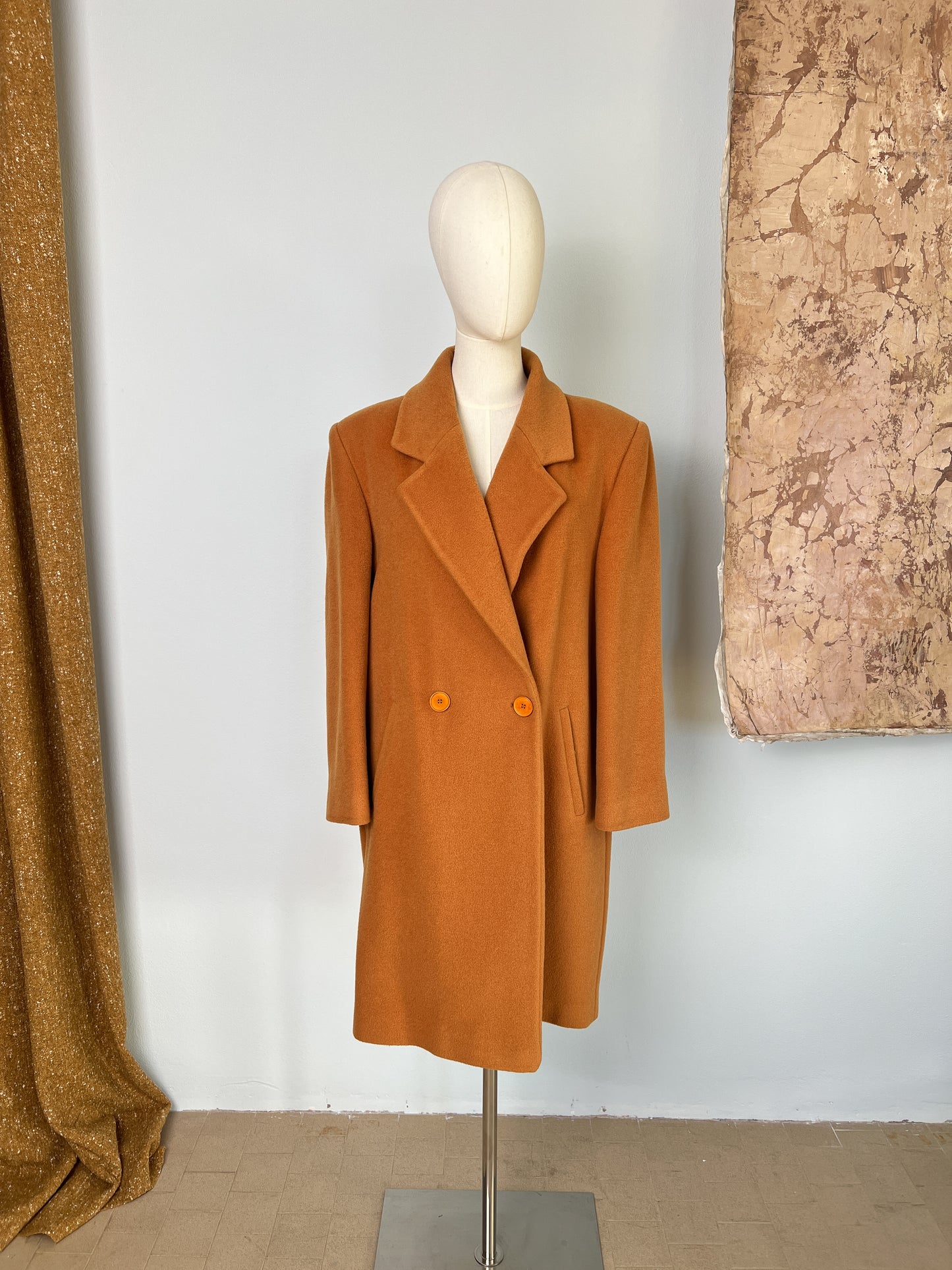 Cappotto Fiorella Rubino e Mila Shon in Mohair e lana