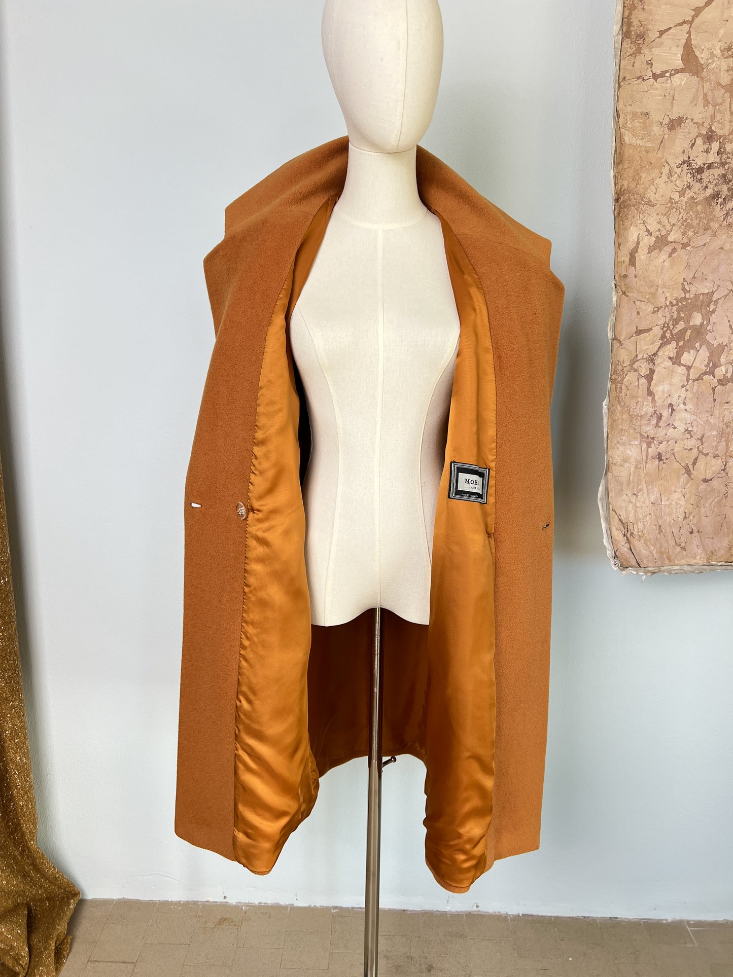 Cappotto Fiorella Rubino e Mila Shon in Mohair e lana