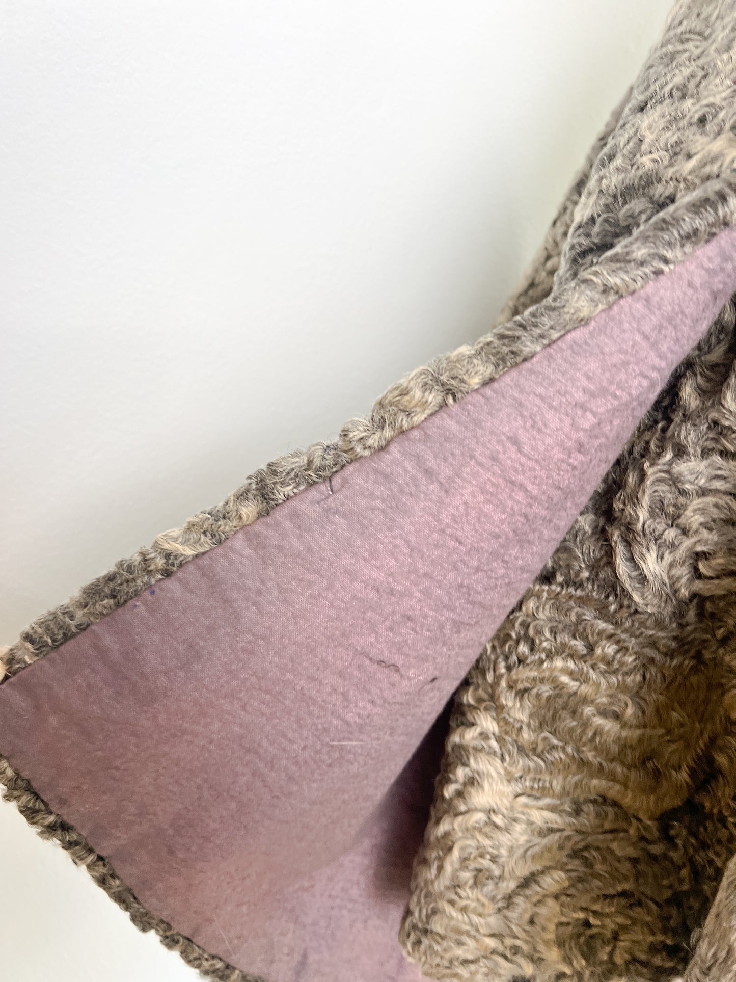 Stola in pelliccia astrakan anni 60