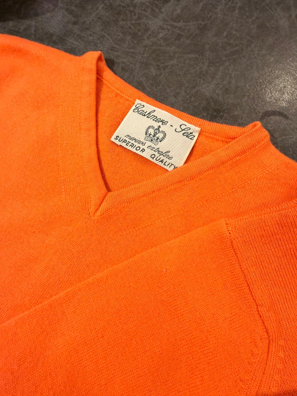 Maglia in lana cashmere e seta