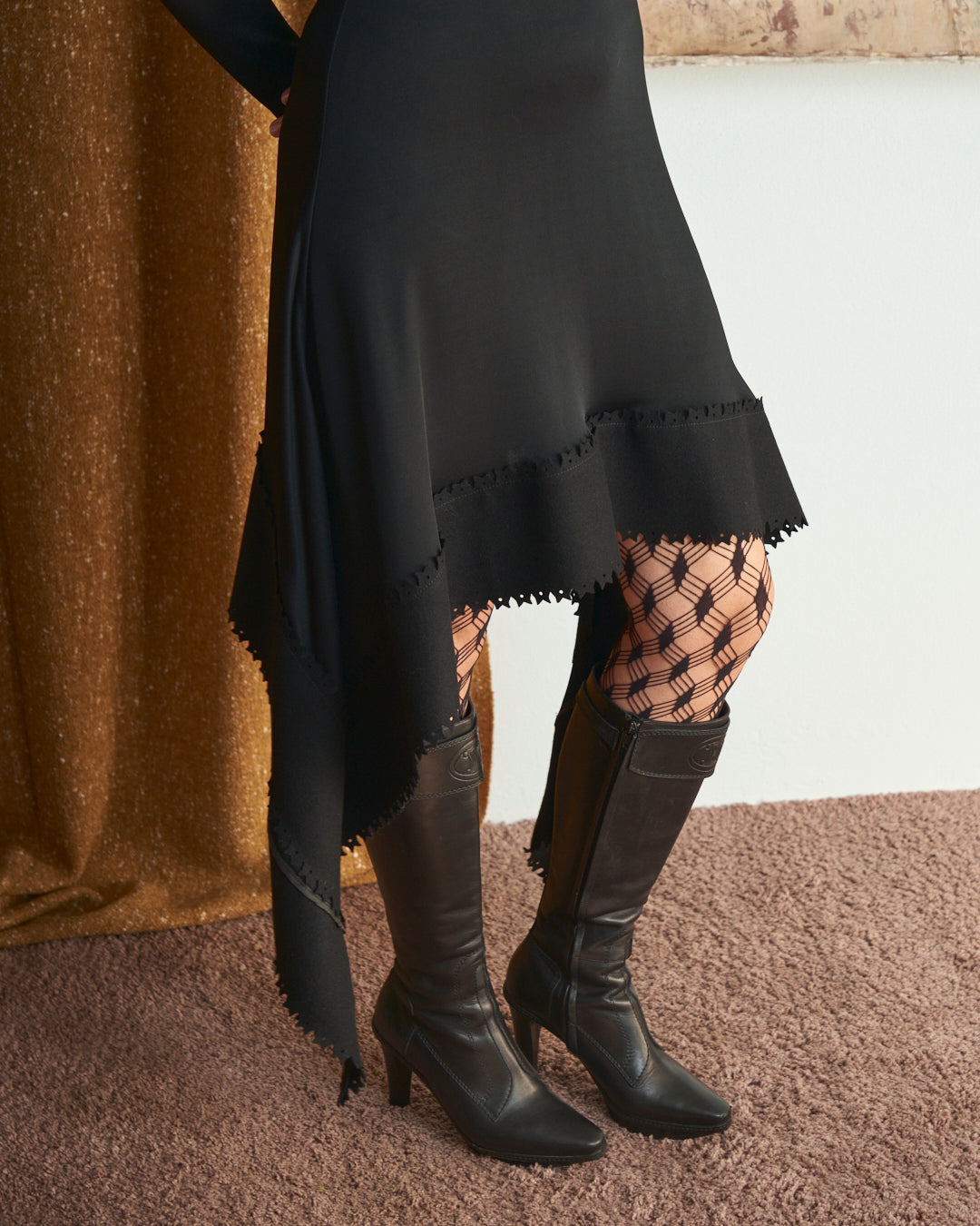 Abito Antonio Berardi in jersey e lana a punte