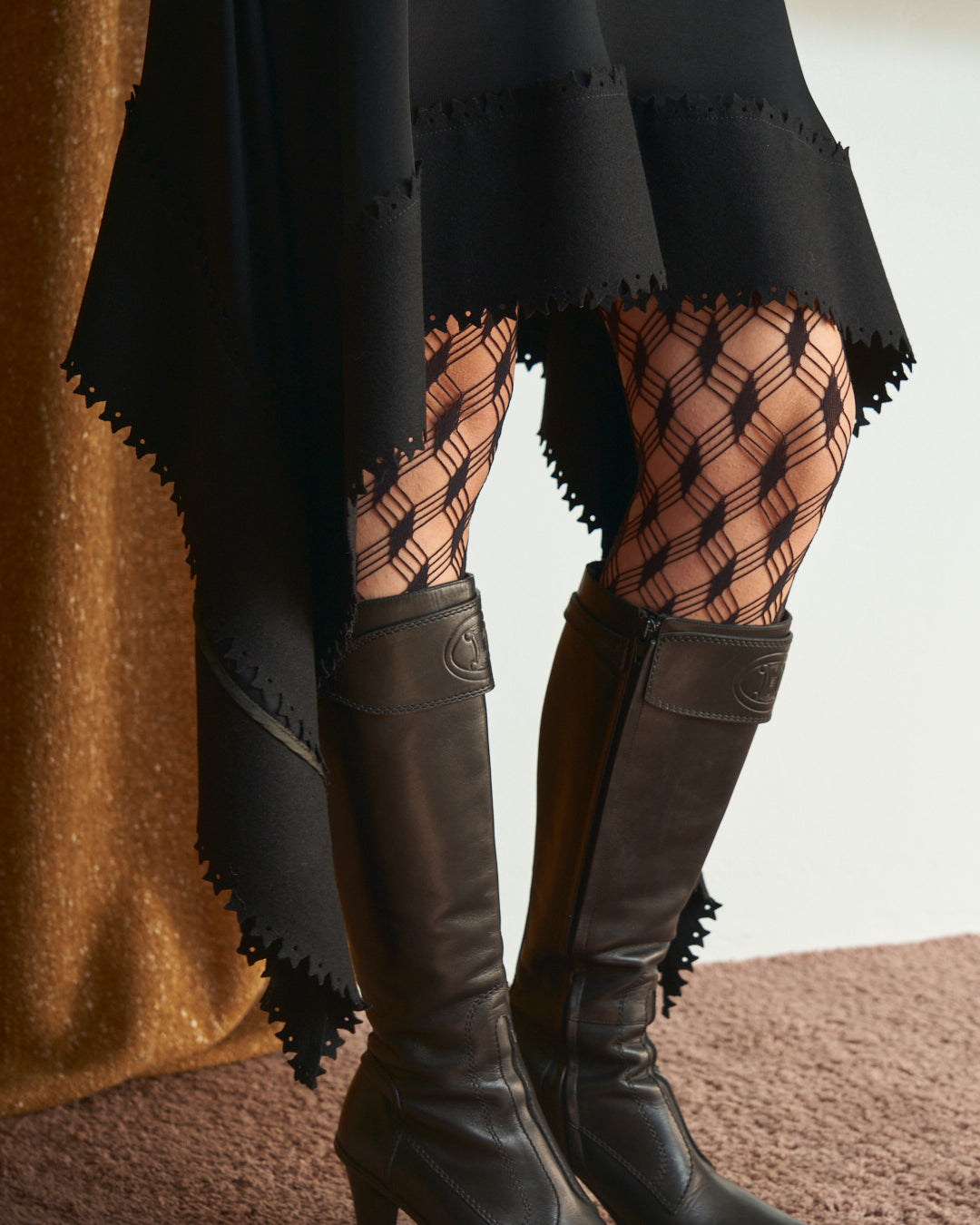 Abito Antonio Berardi in jersey e lana a punte