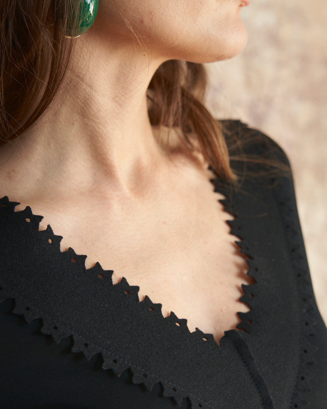 Abito Antonio Berardi in jersey e lana a punte