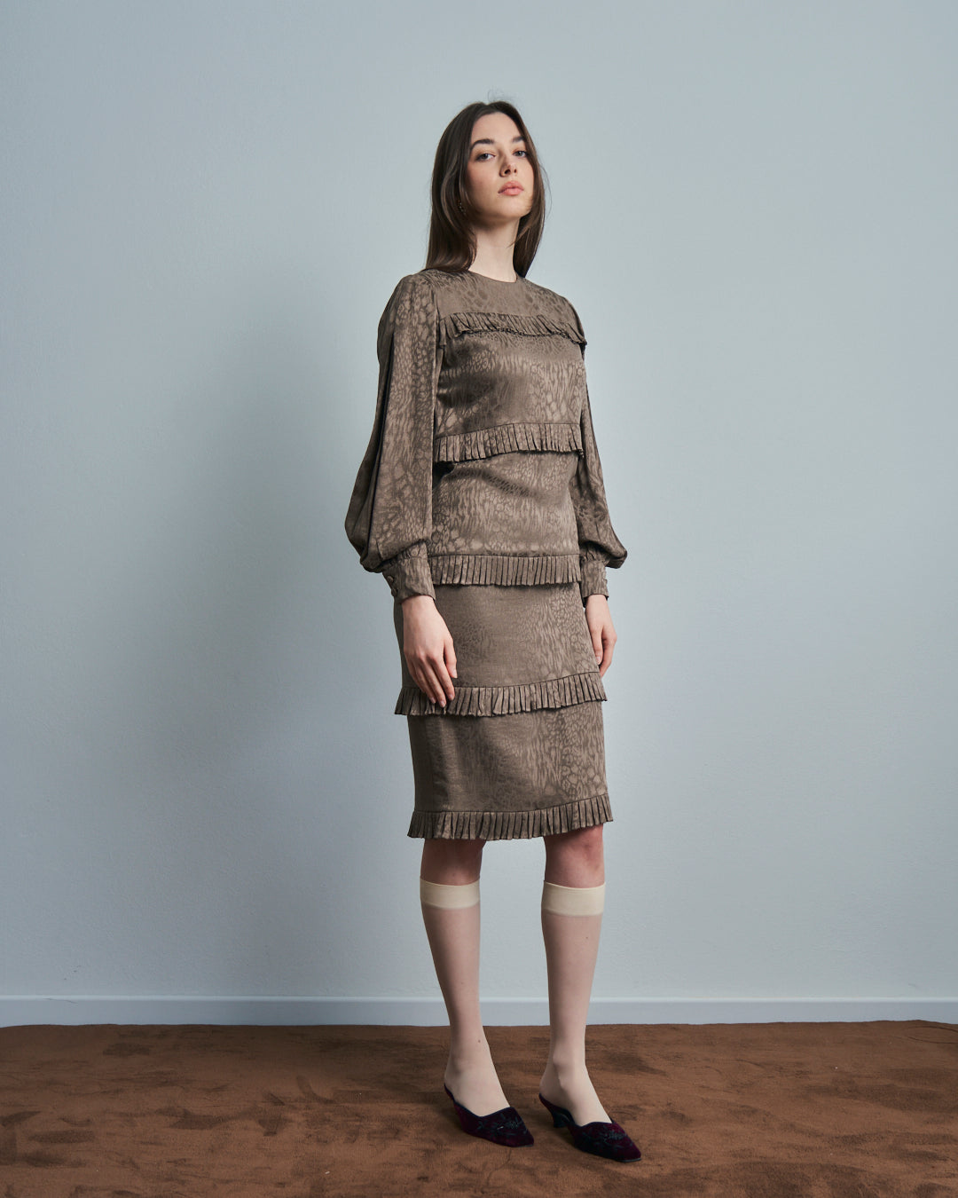 Abito In sera jacquard