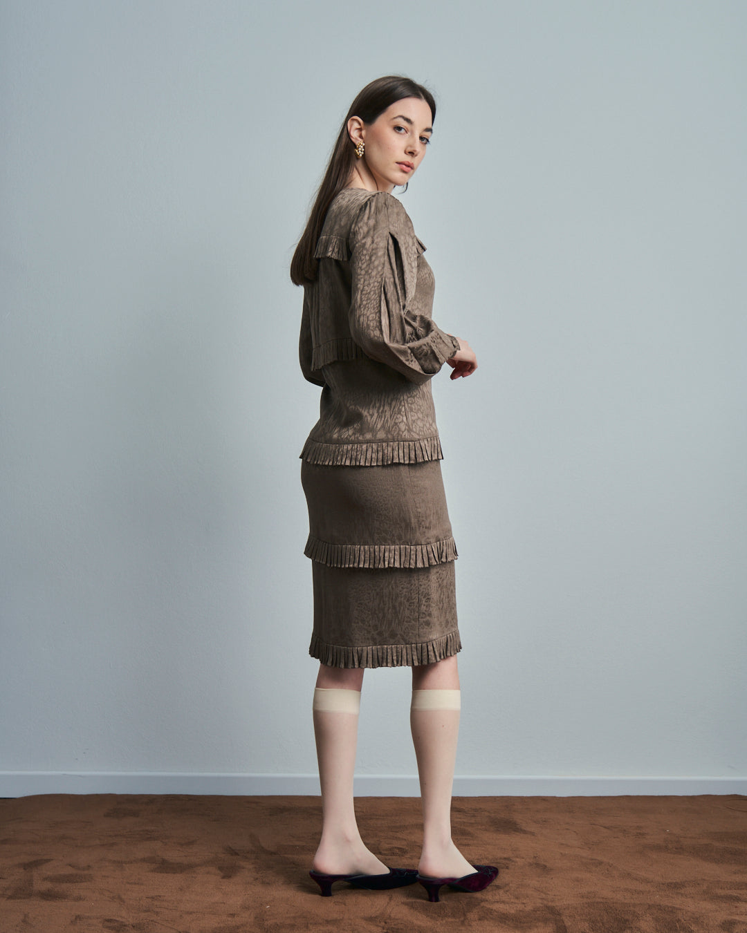 Abito In sera jacquard