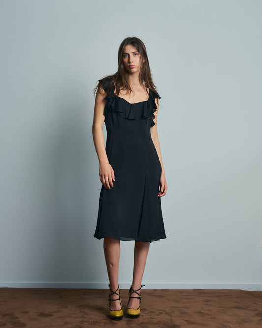 Abito anni 90 Lauren Ralph Lauren in seta
