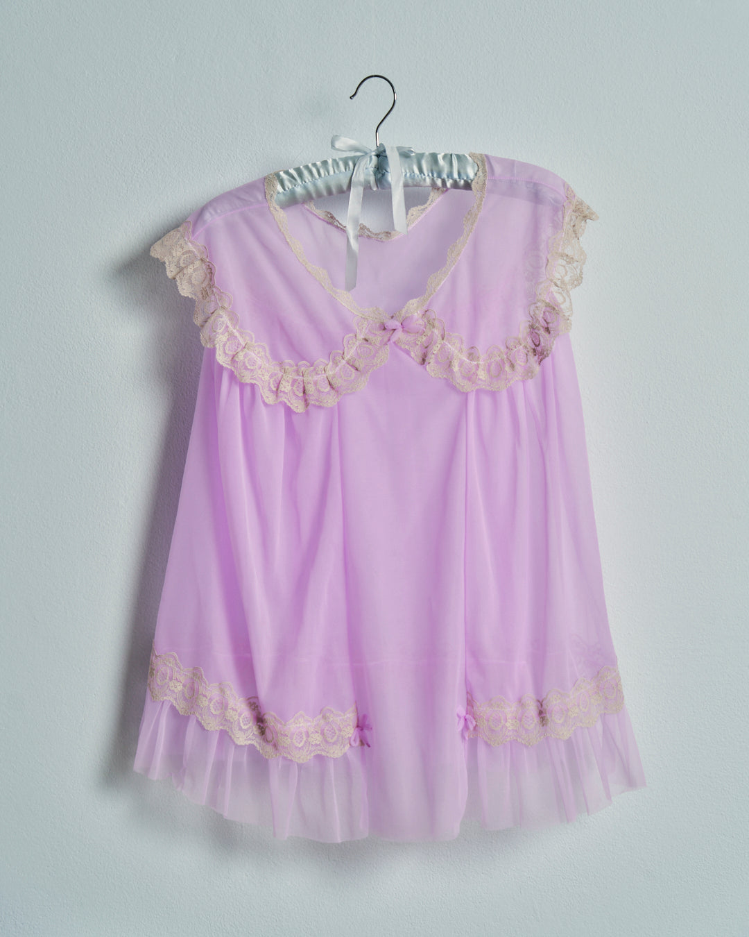 Babydoll anni 60 in rayon lilla